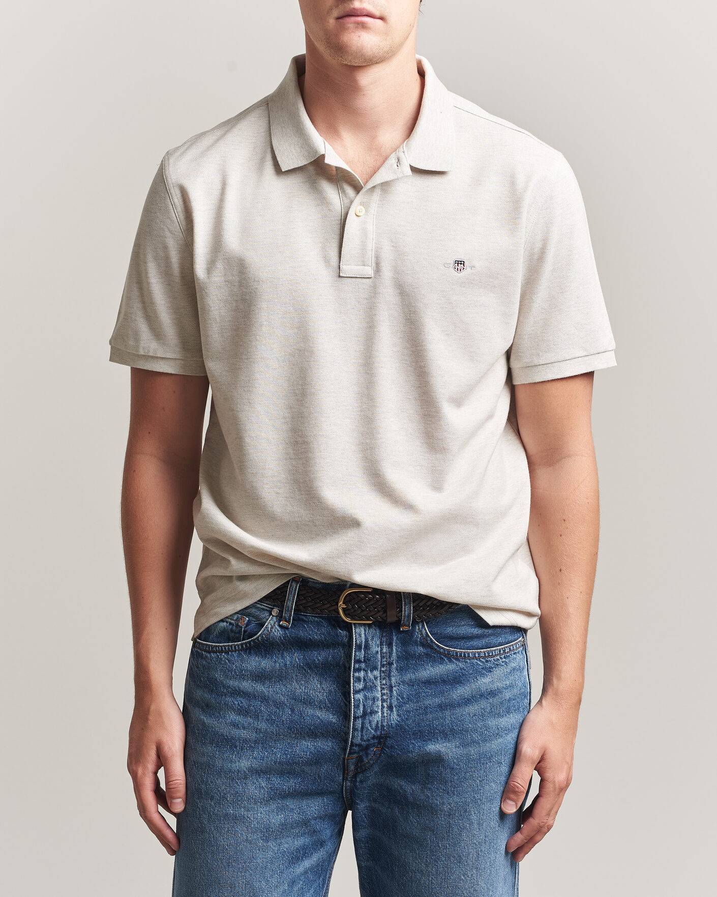 Heren | Polo's | Gant | The Original Polo Glacier Melange