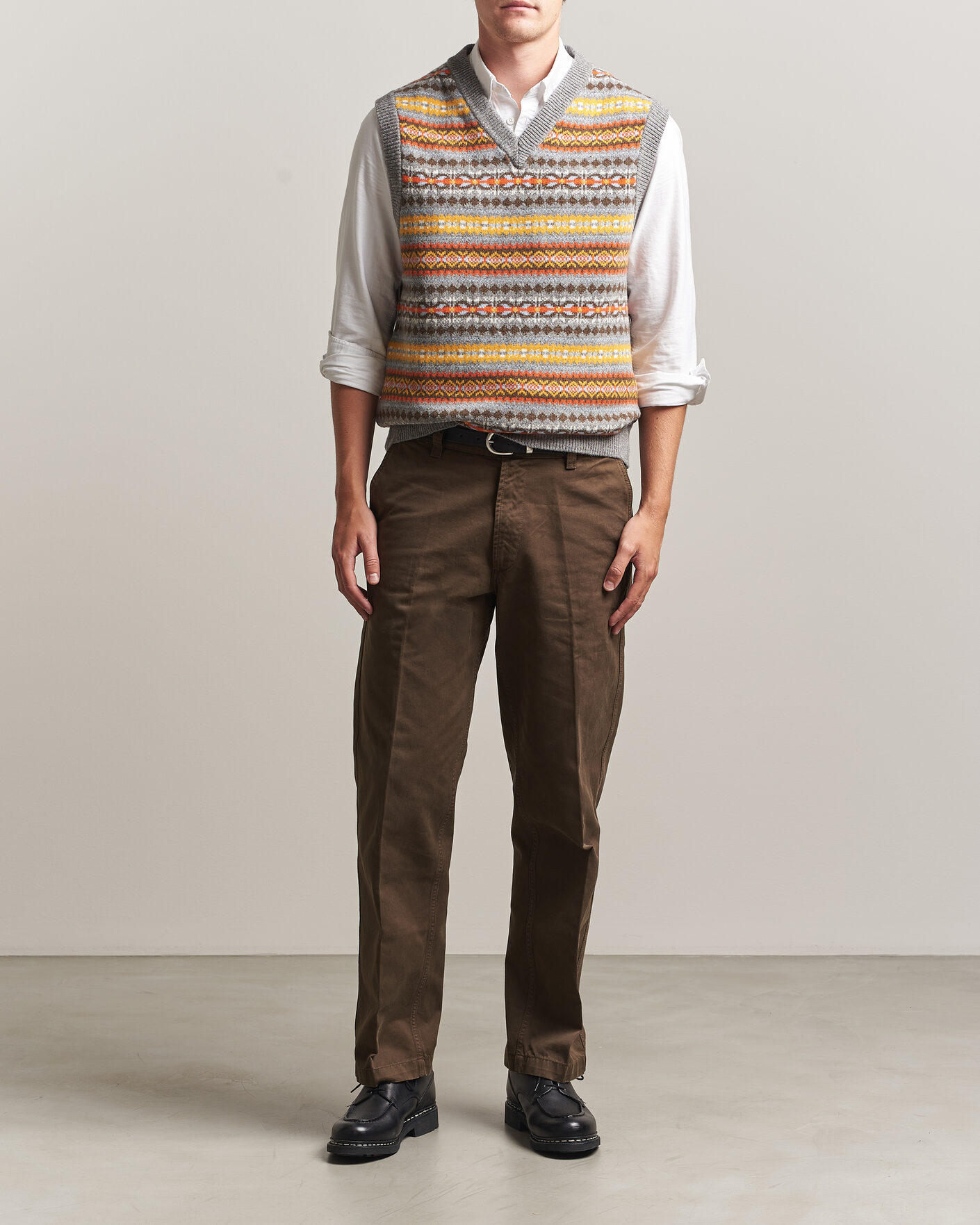 Homme | Pulls Et Tricots | Gant | Wool Knitted Fairisle Vest Multi