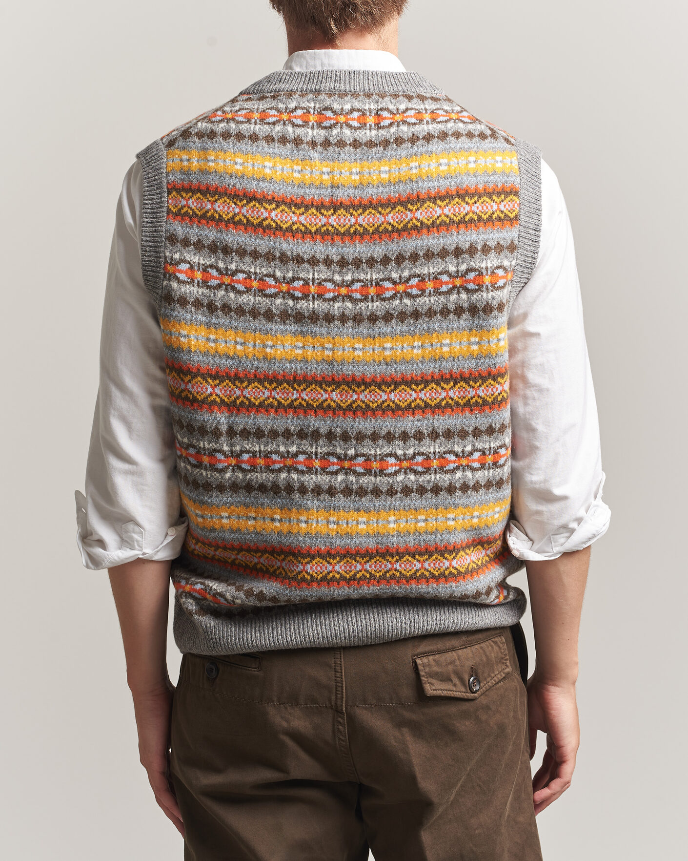 Homme | Pulls Et Tricots | Gant | Wool Knitted Fairisle Vest Multi