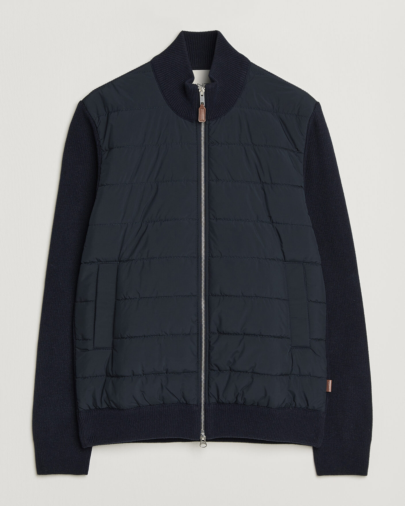 Homme | Pulls Et Tricots | Gant | Hybrid Full Zip Evening Blue