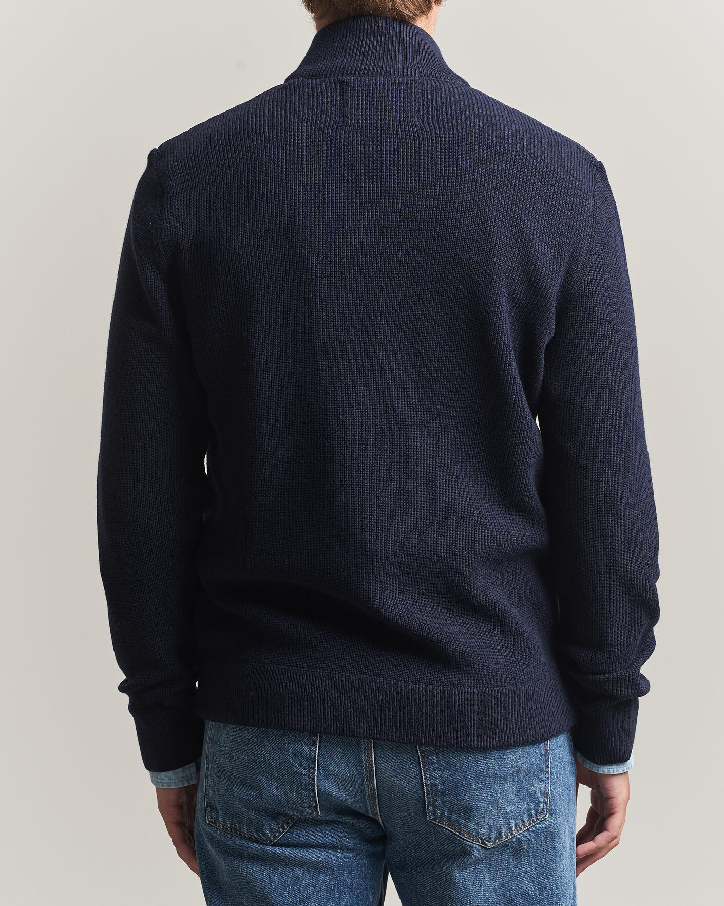 Homme | Pulls Et Tricots | Gant | Hybrid Full Zip Evening Blue