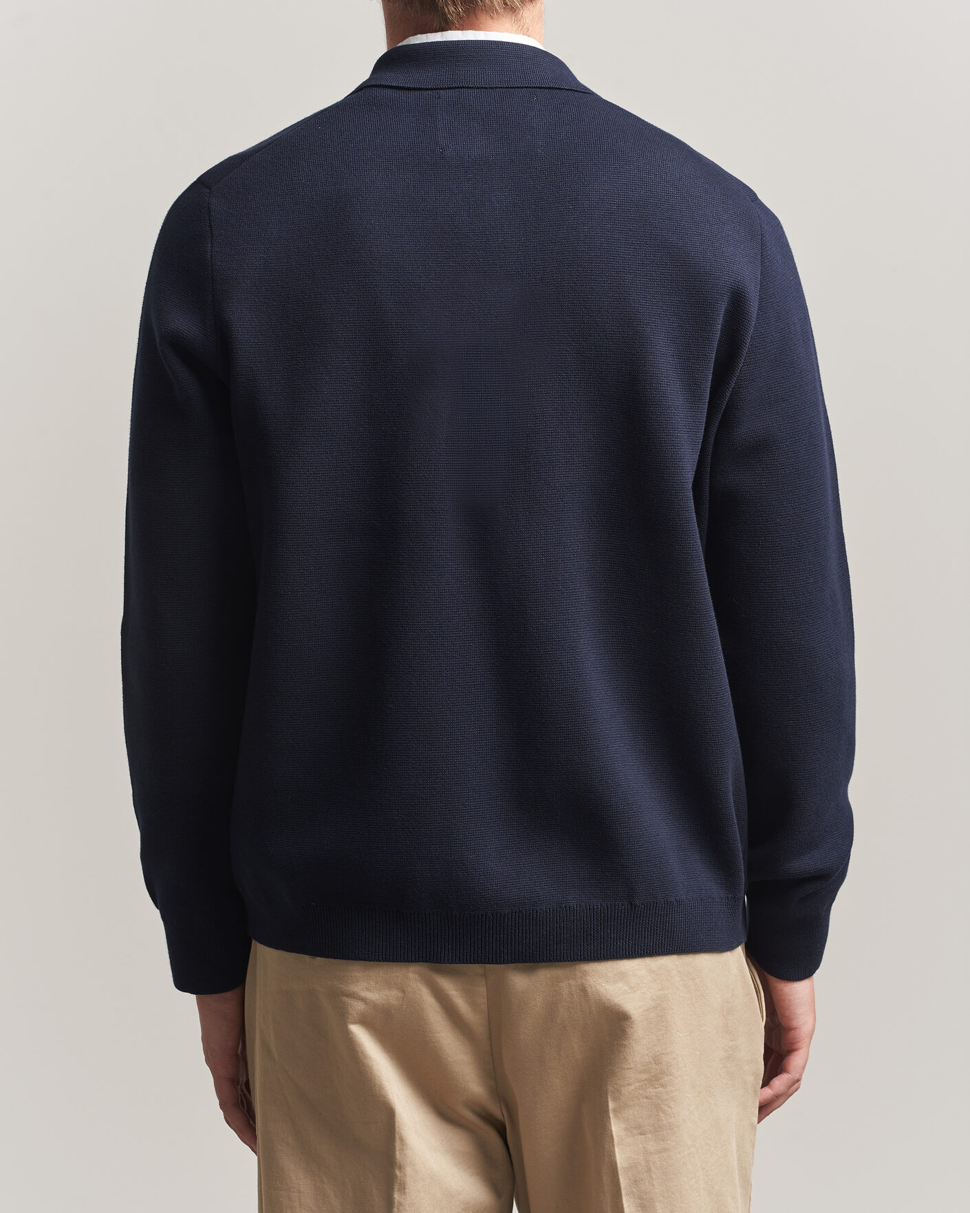 Homme | Pulls Et Tricots | Gant | Milano Knitted Cardigan Evening Blue