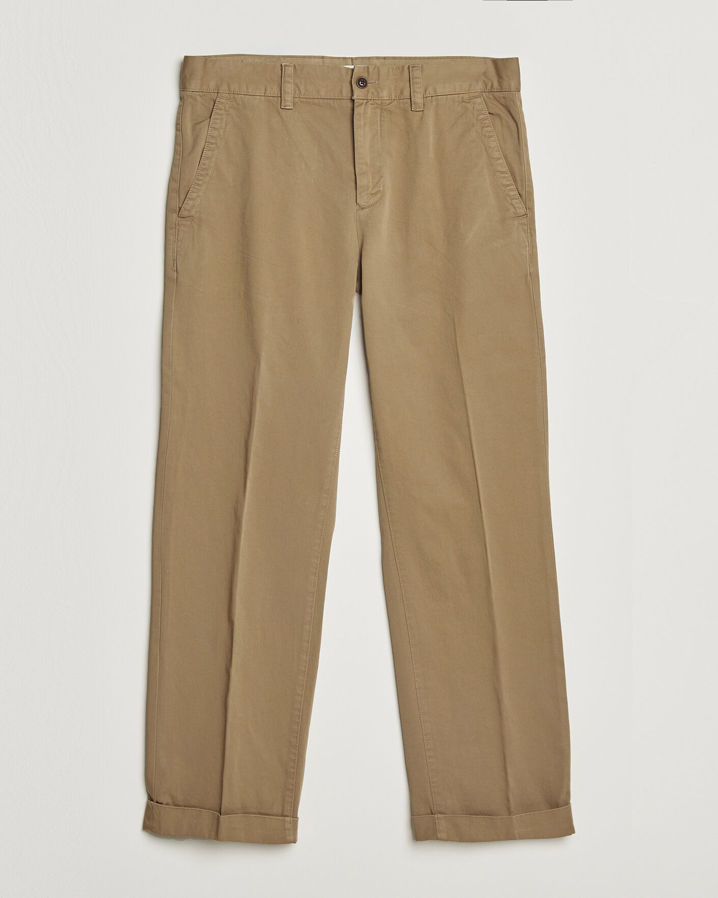 Homme | Pantalons | Gant | YALE Cotton Twill Chinos Darkened Beige