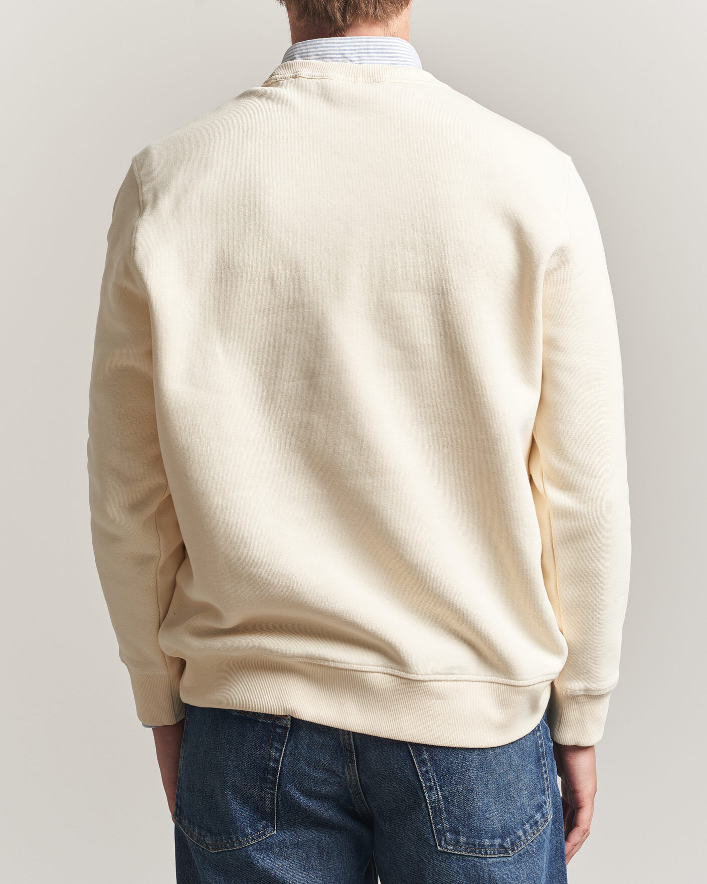 Heren | Truien | Gant | YALE Crew Neck Sweatshirt Cream