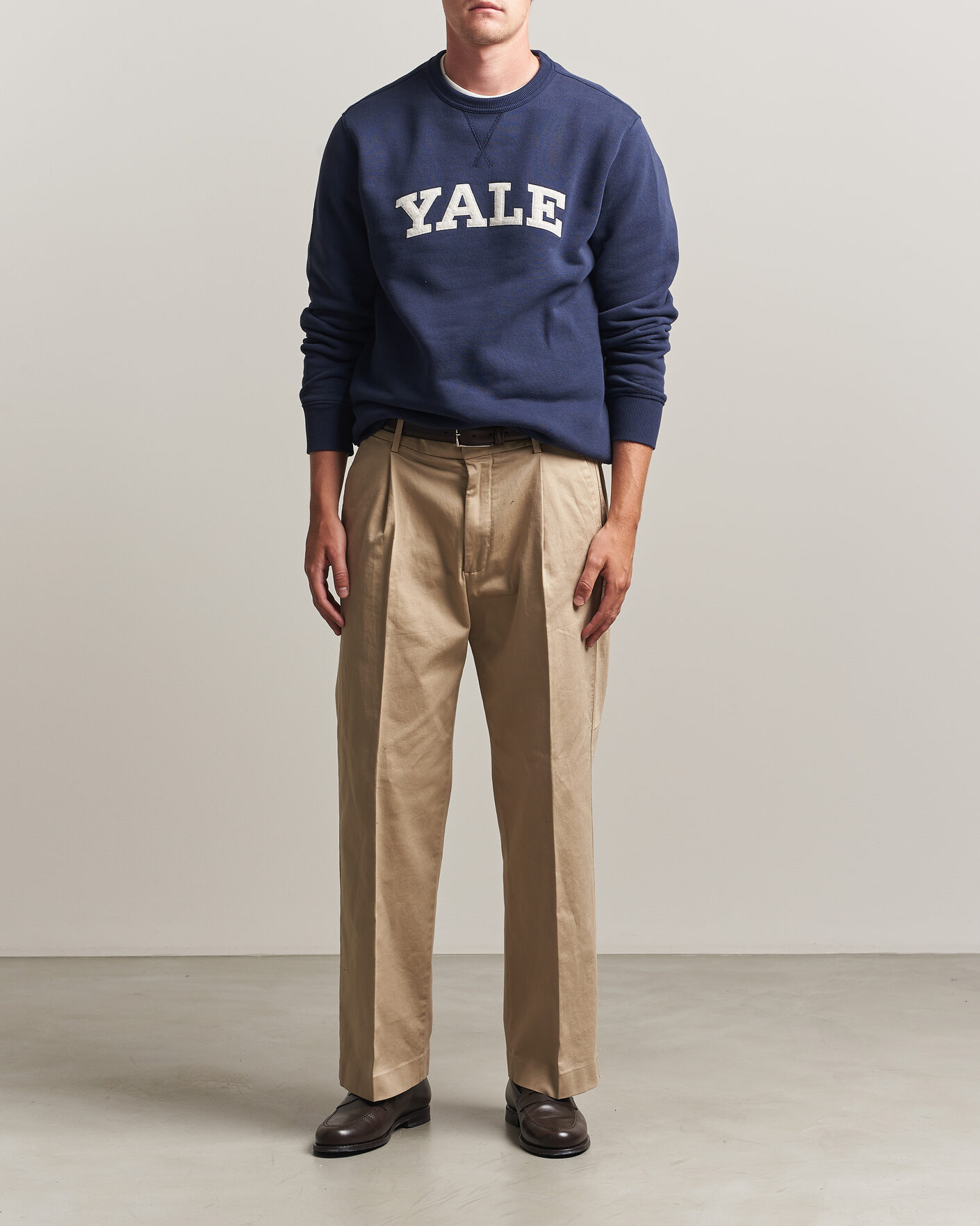 Heren | Truien | Gant | YALE Crew Neck Sweatshirt Marine