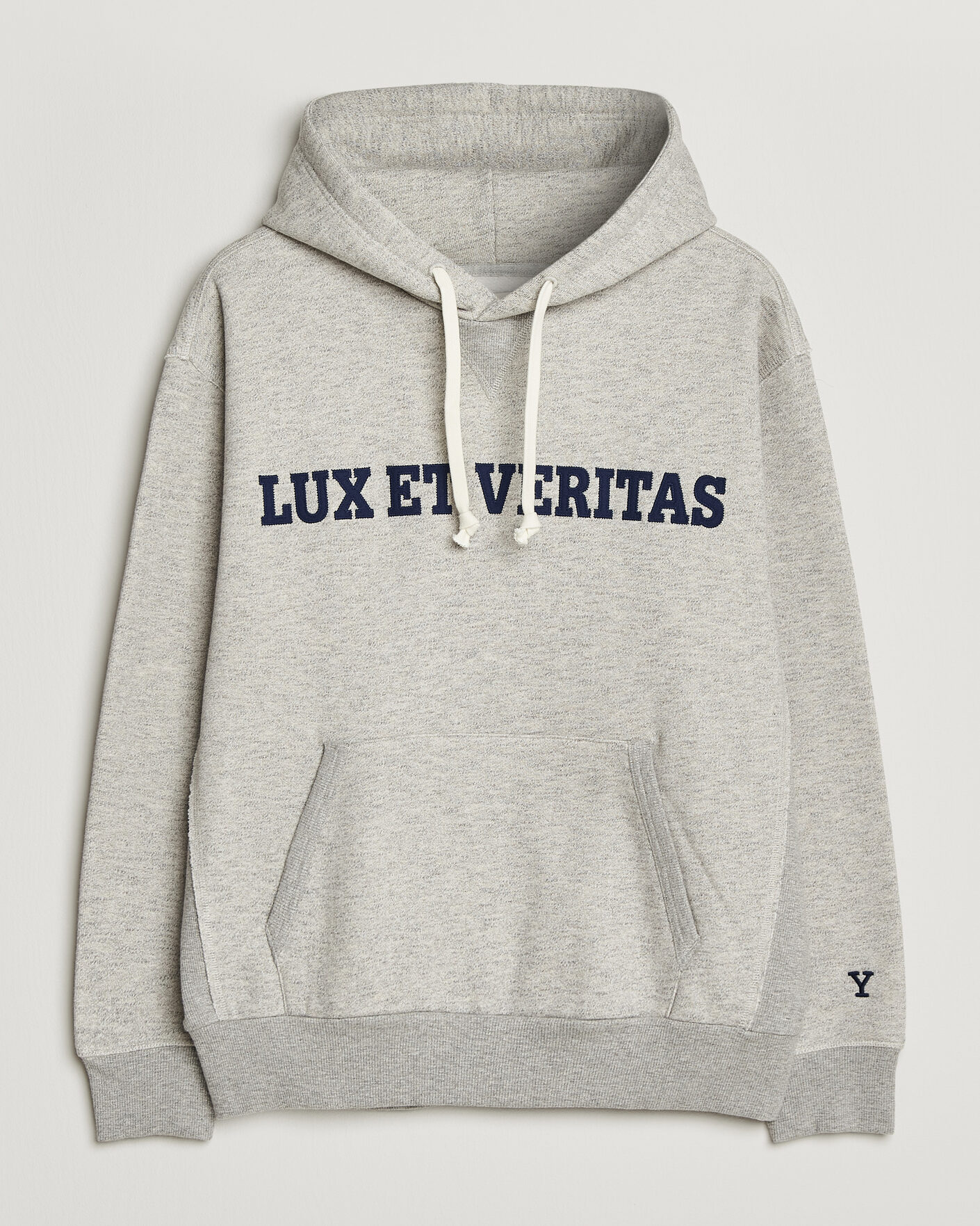 Heren | Truien | Gant | YALE Hoodie Grey Melange