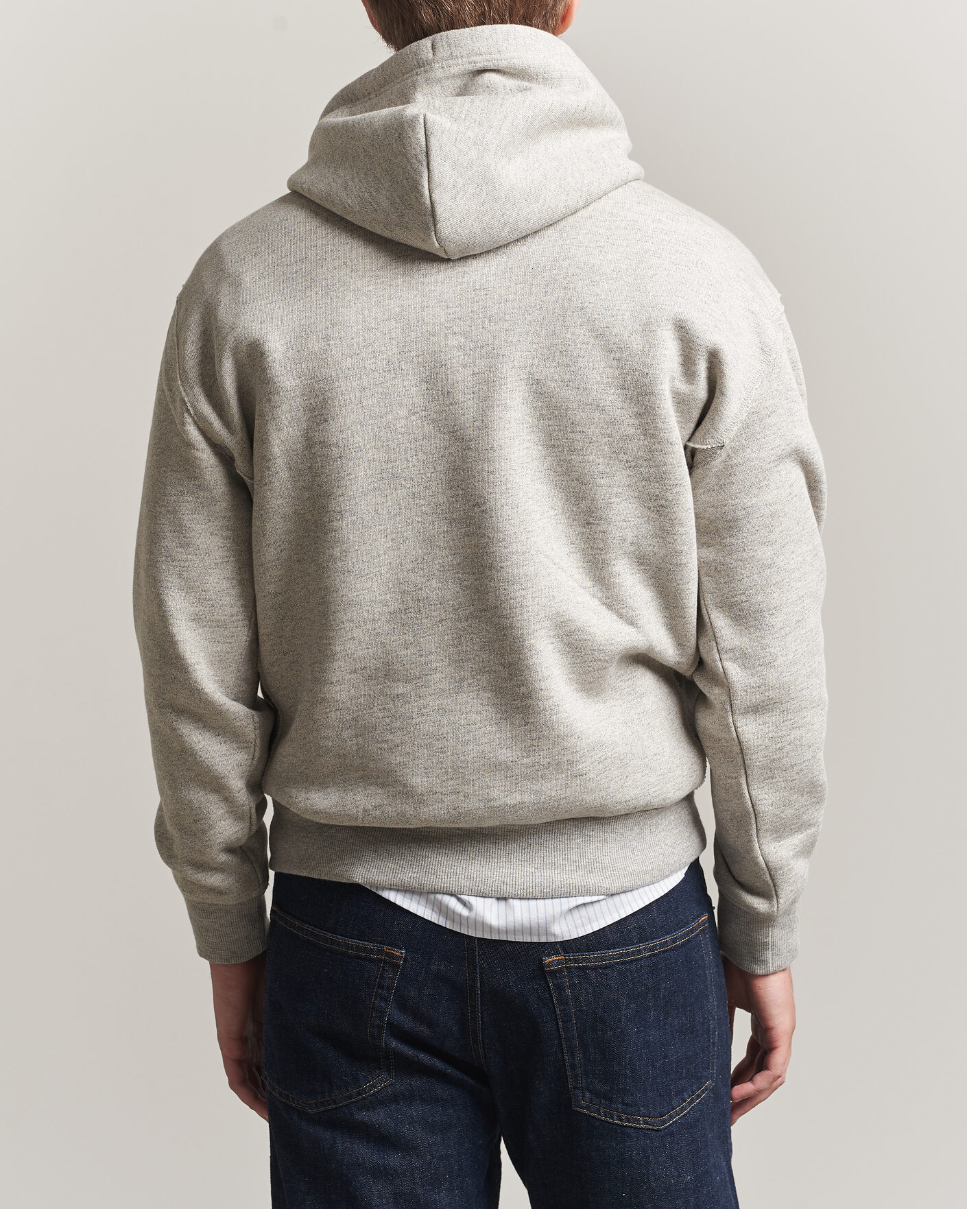 Heren | Truien | Gant | YALE Hoodie Grey Melange