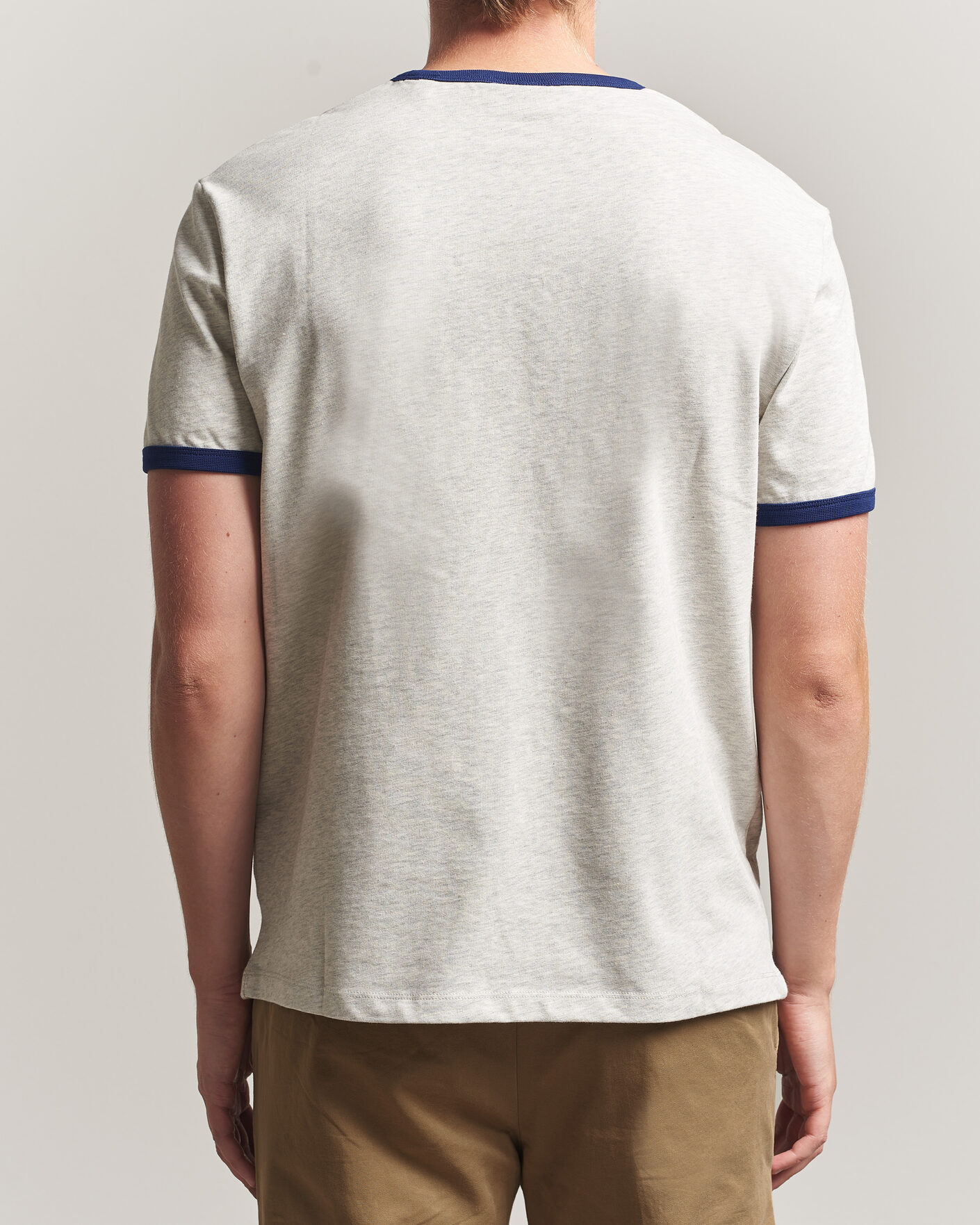 Homme | T-shirts | Gant | YALE Crew Neck T-Shirt Grey Melange