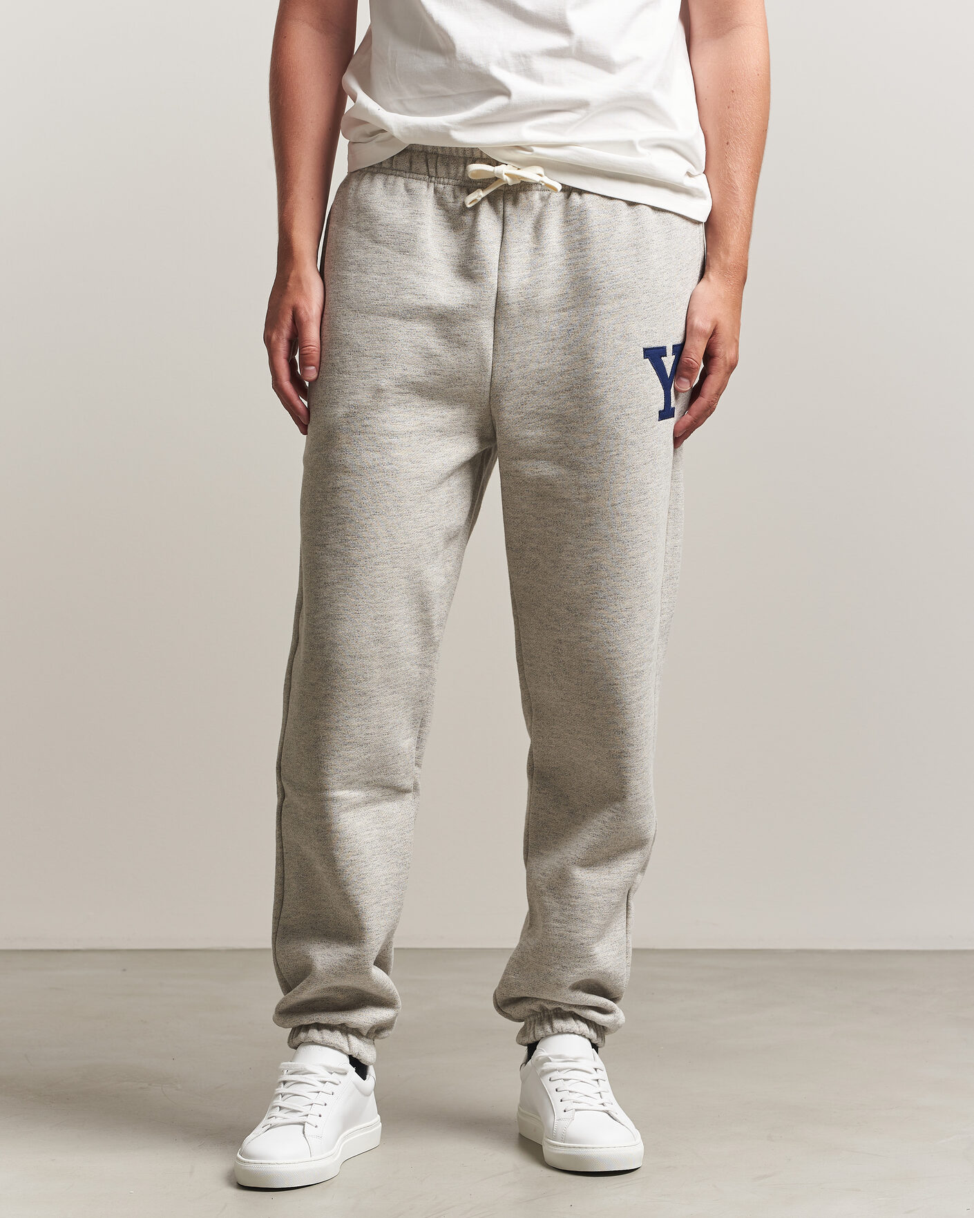 Heren | Broeken | Gant | YALE Sweatpants Grey Melange