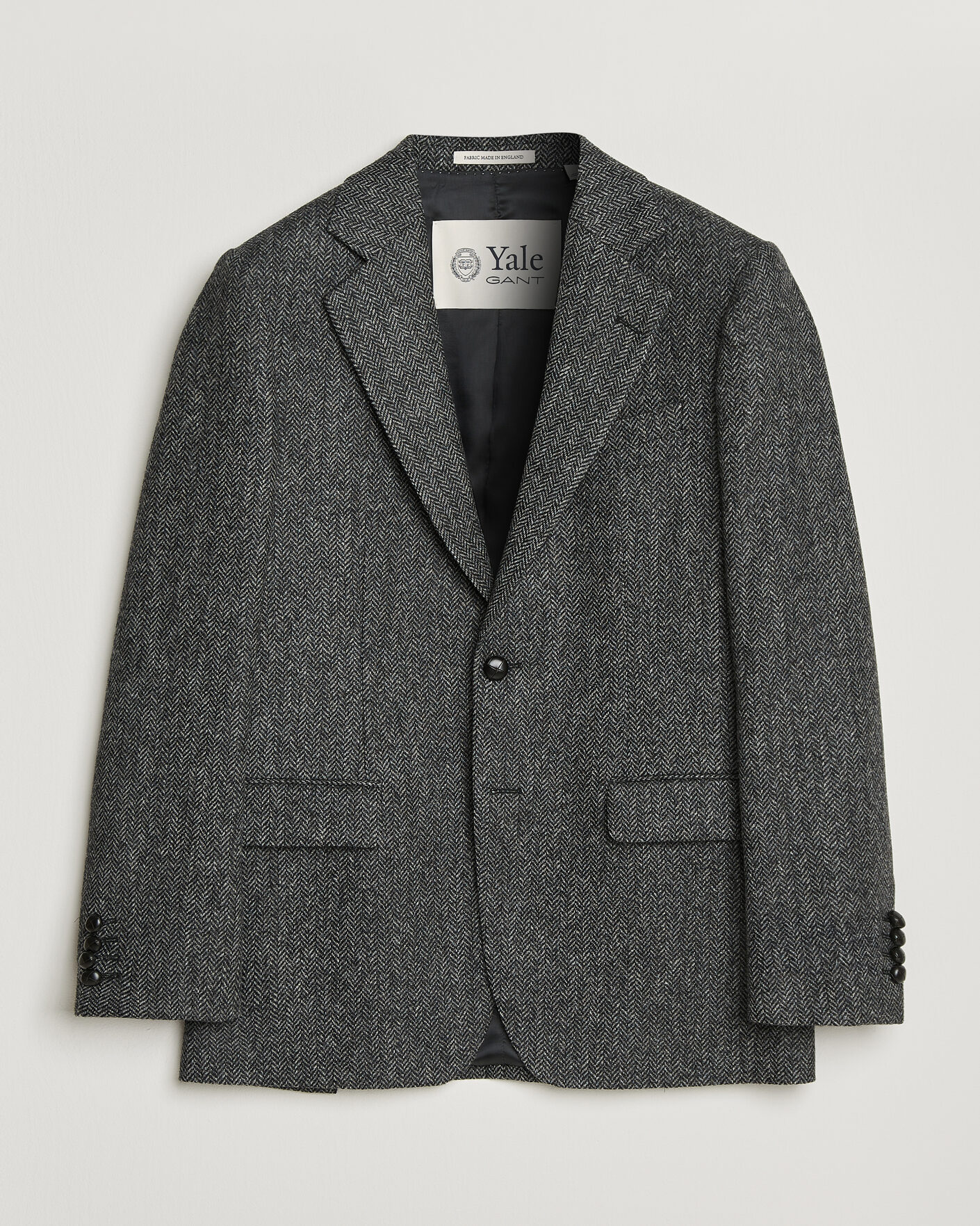 Homme | Blazers | Gant | YALE Tweed Blazer Black Grey