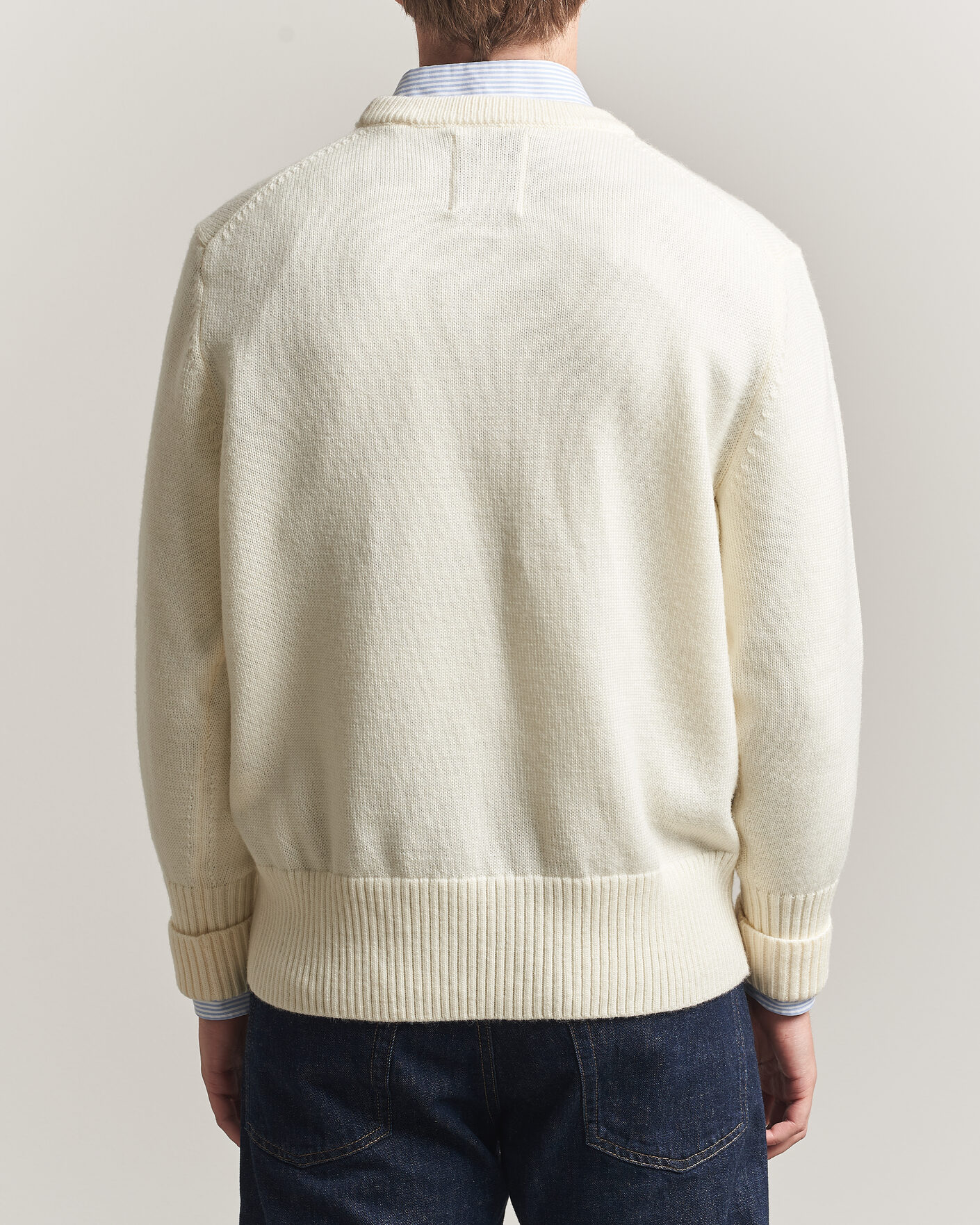 Homme | Pulls Et Tricots | Gant | YALE Merino Crew Neck Cream