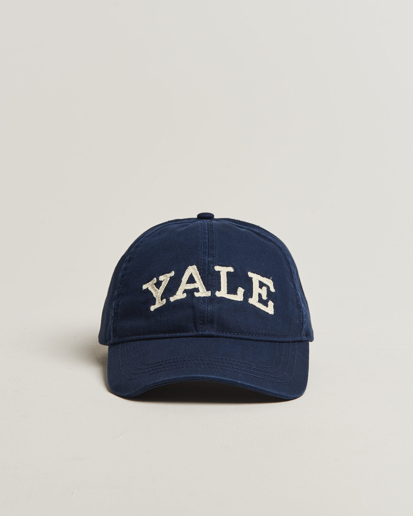 Homme | Bobs Et Casquettes | Gant | YALE Heavy Washed Cotton Twill Cap Marine