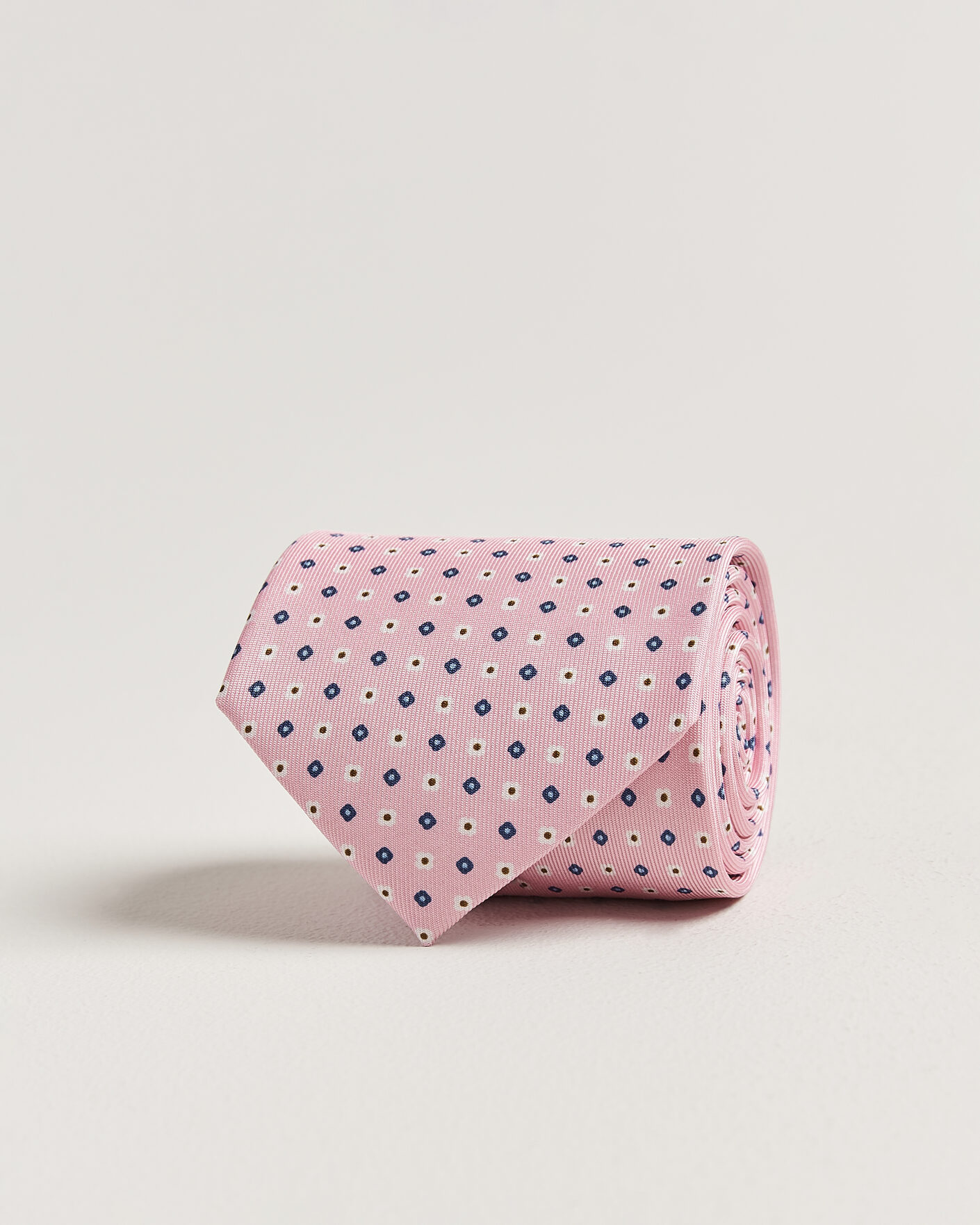 Homme | Cravates | E. Marinella | 3-Fold Printed Silk Tie Pink
