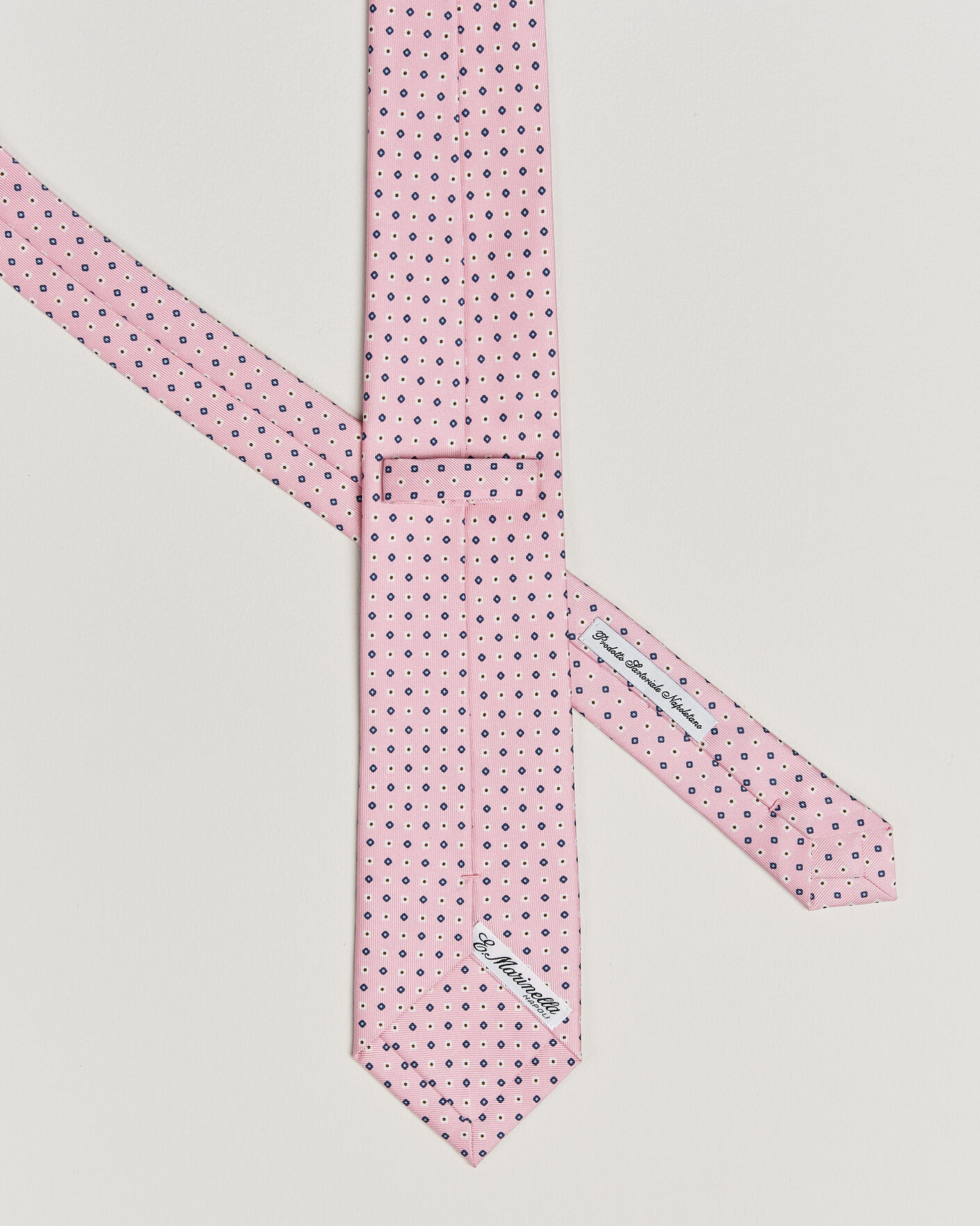Homme | Cravates | E. Marinella | 3-Fold Printed Silk Tie Pink