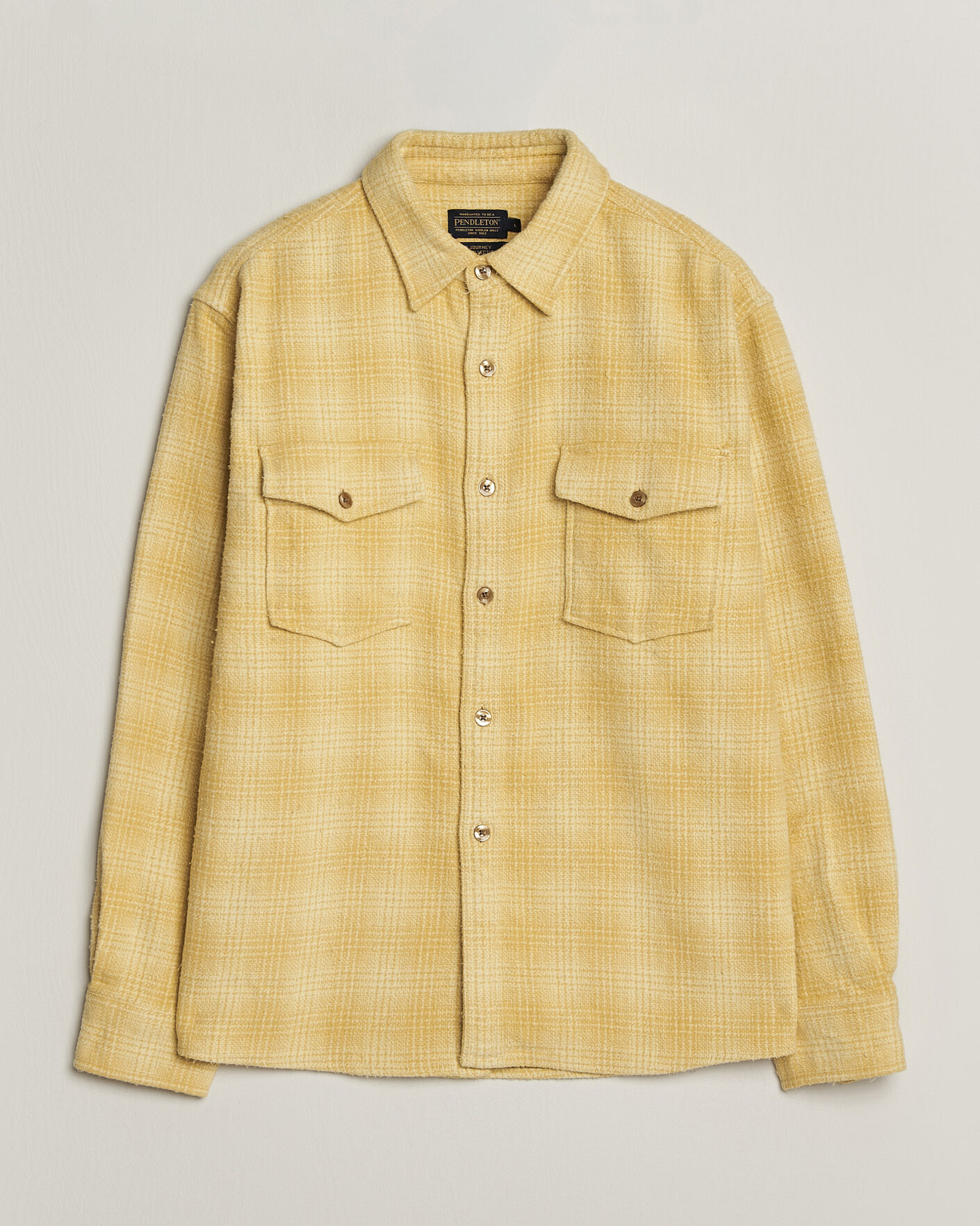 Homme | Chemises | Pendleton | Big Pocket Shirt Cream Shadow