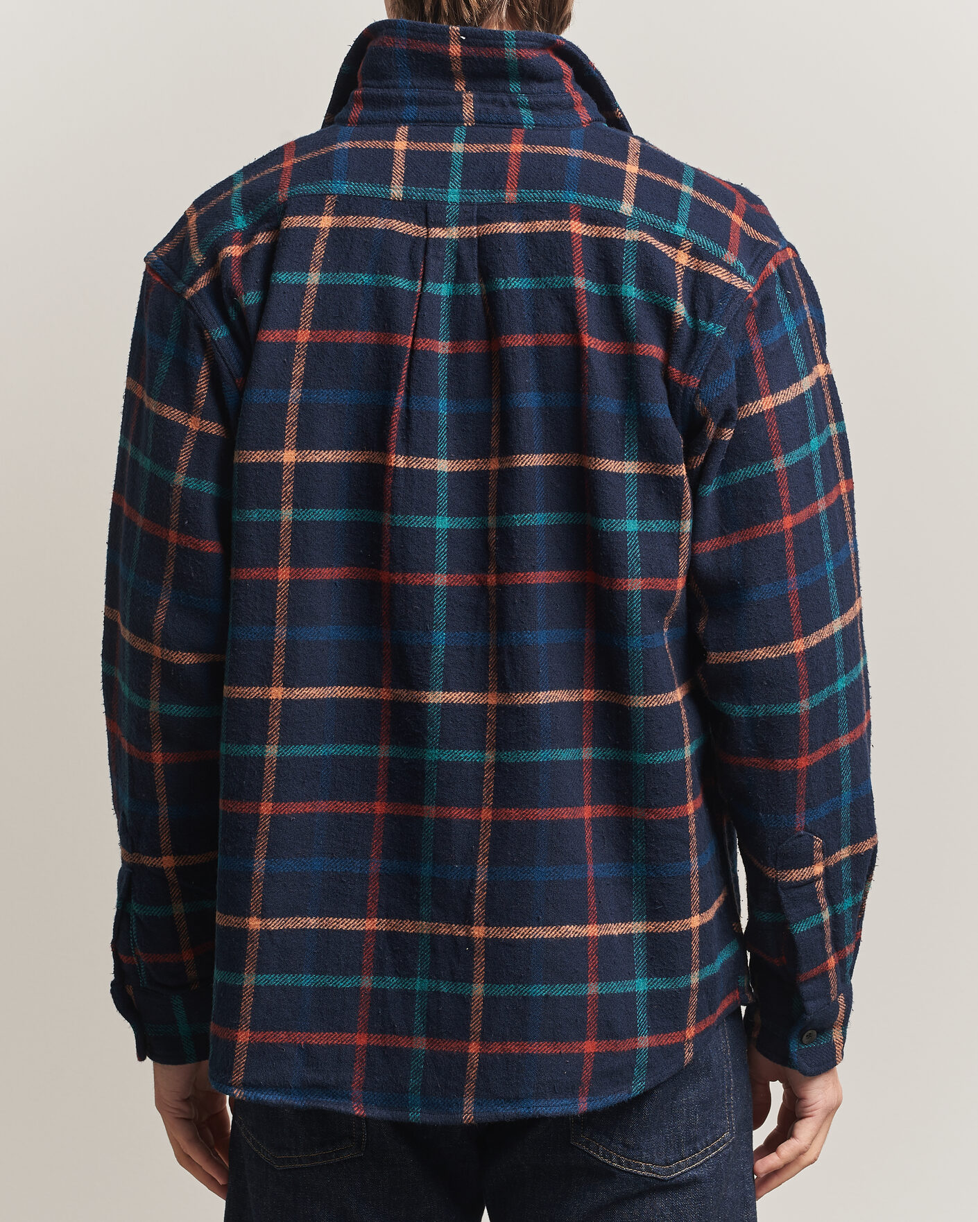 Homme | Chemises | Pendleton | Big Pocket Shirt Dark Blue Check