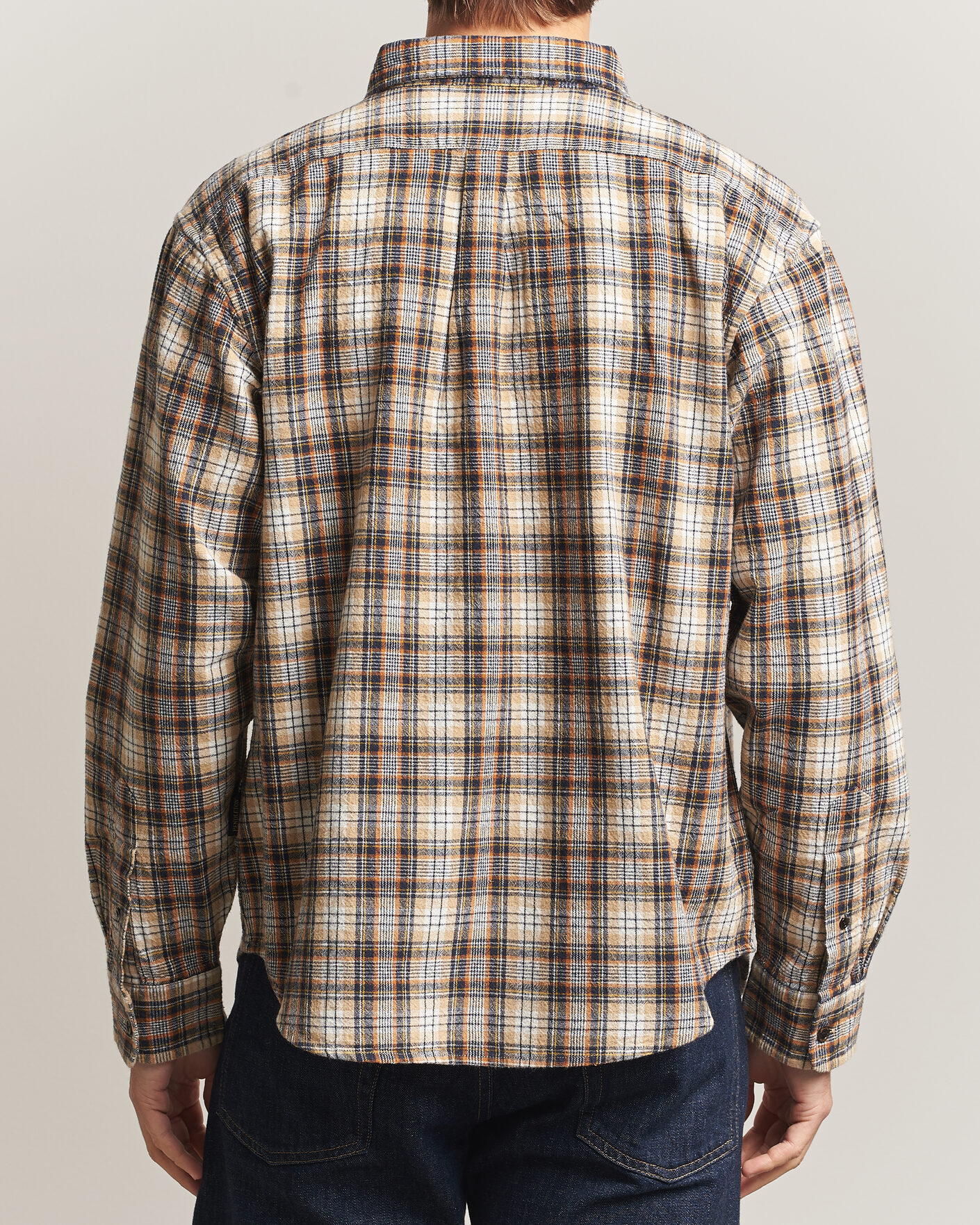 Heren | Overhemden | Pendleton | Flannel Button Down Shirt Brown Check