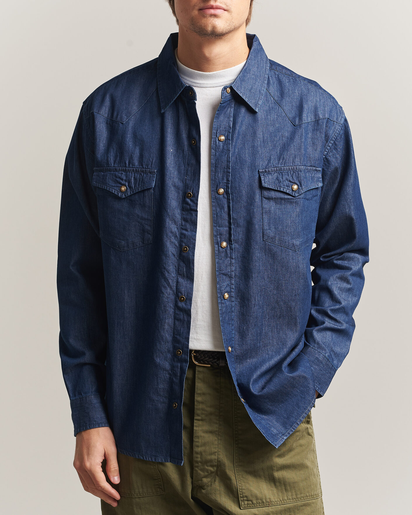 Homme | Chemises | Pendleton | Chandler Western Shirt Indigo Chambray