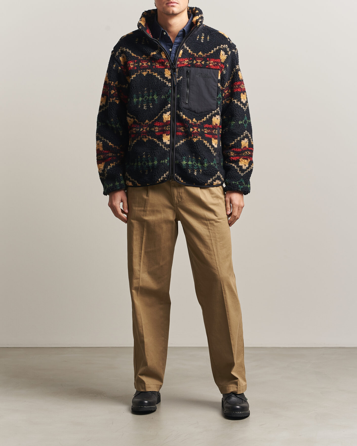 Homme | Pulls Et Tricots | Pendleton | Jacquard Sherpa Fleece Four Corners