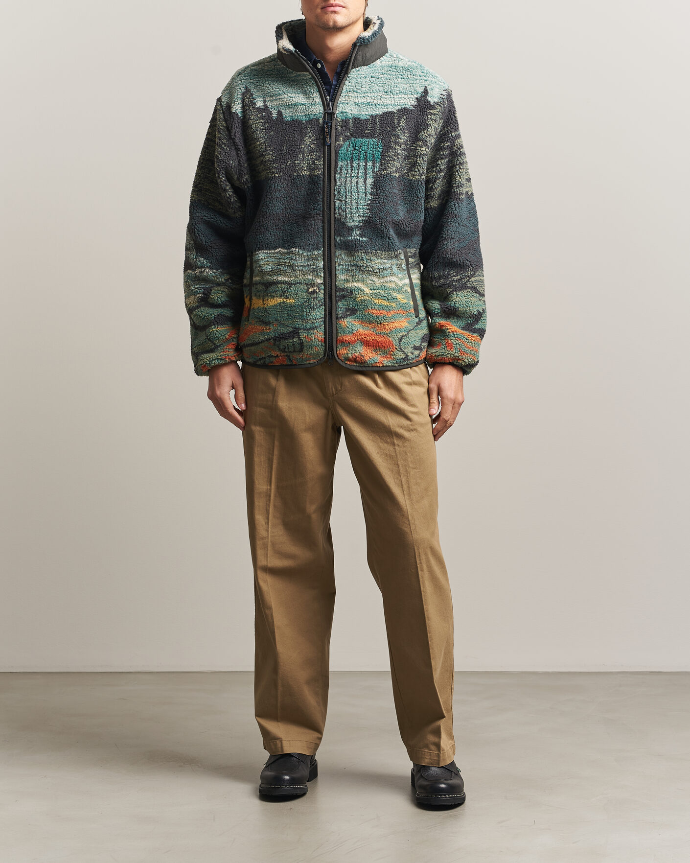 Homme | Pulls Et Tricots | Pendleton | Jacquard Sherpa Fleece Salmon Falls
