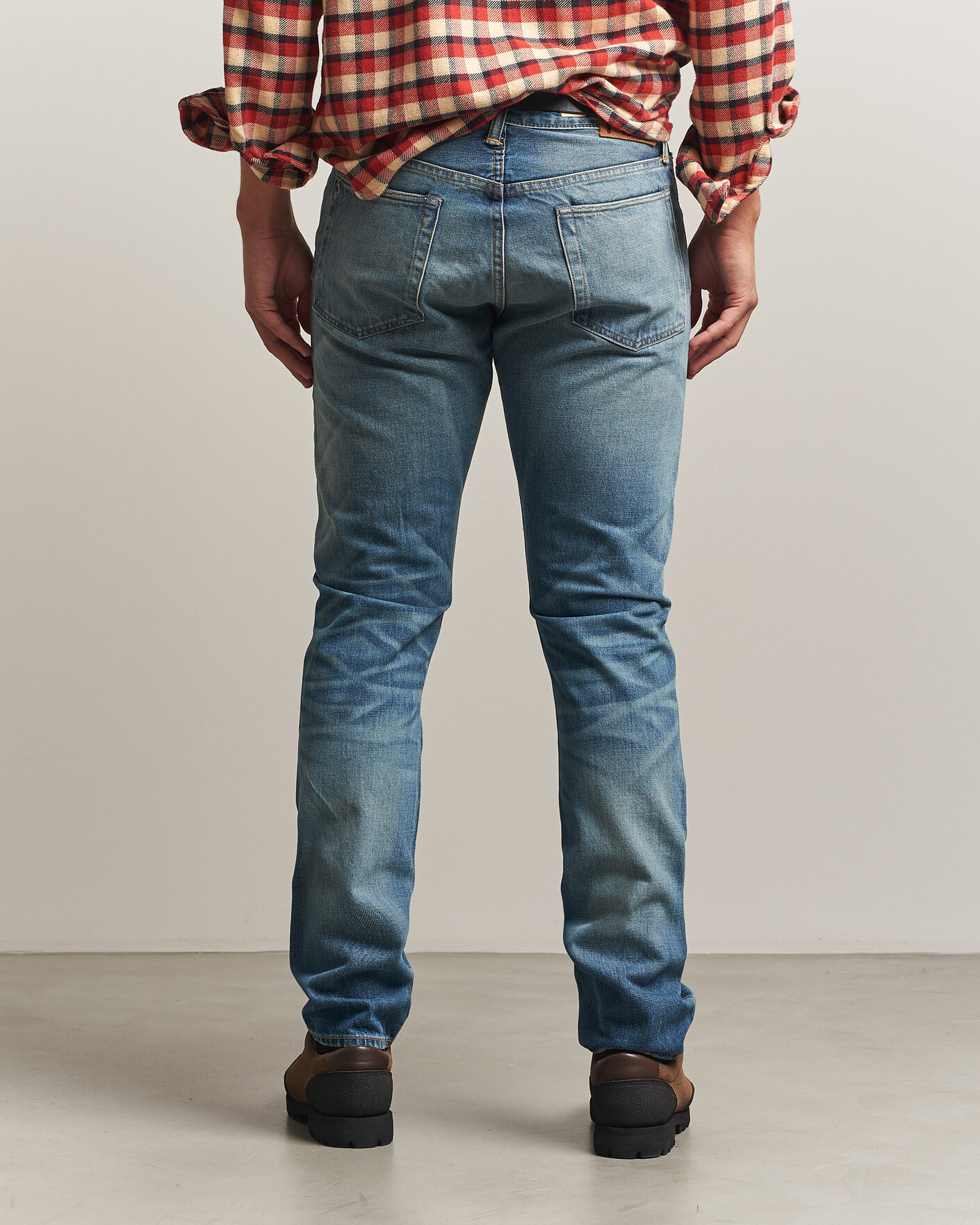 Heren | Jeans | RRL | Slim Fit Selvedge Jeans Clearford Wash