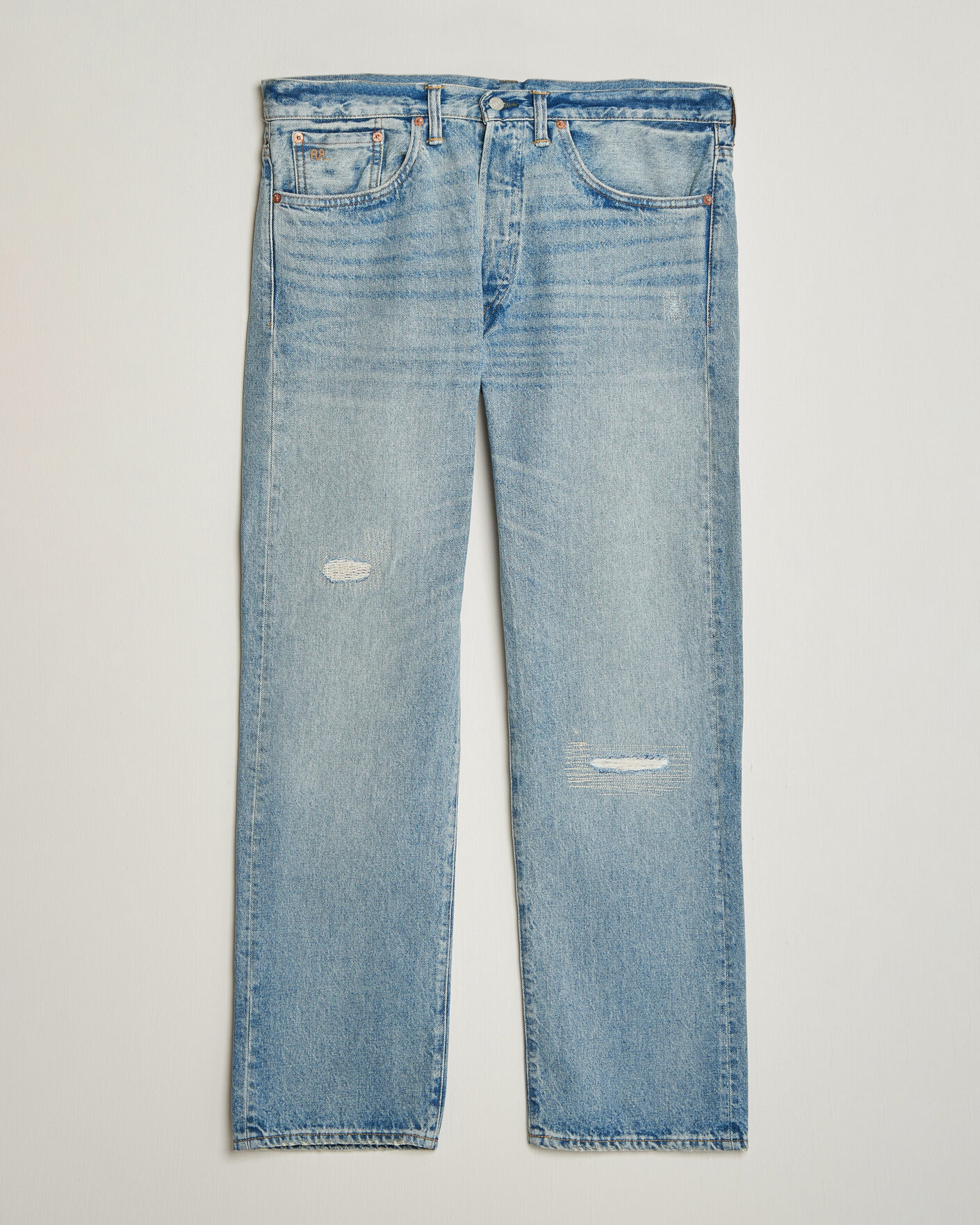 Homme | Jeans | RRL | Vintage Fit Distressed Jeans Bridgeview Wash