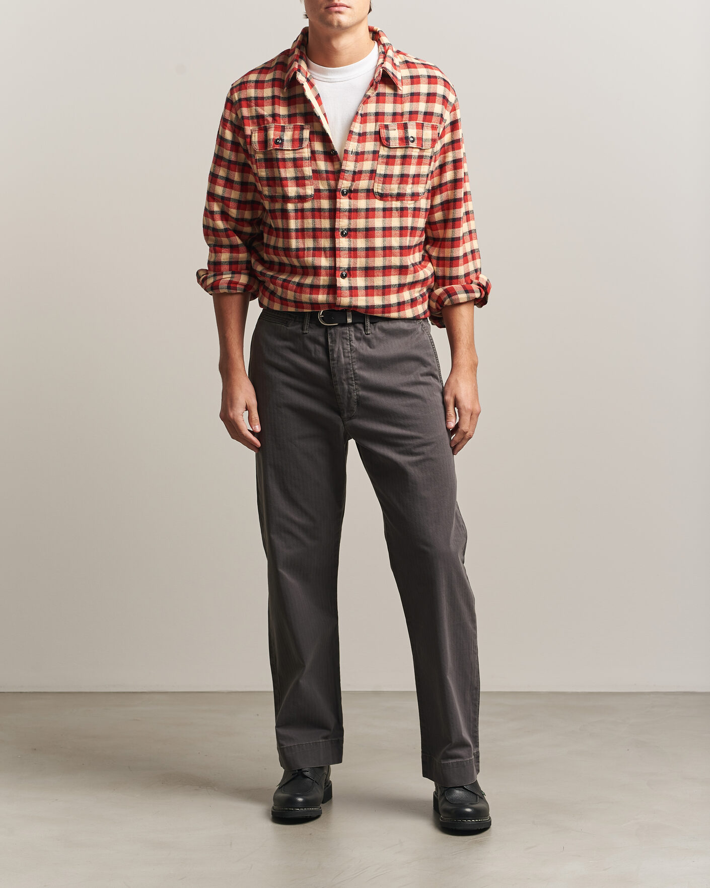 Heren | Broeken | RRL | Field Chino Black