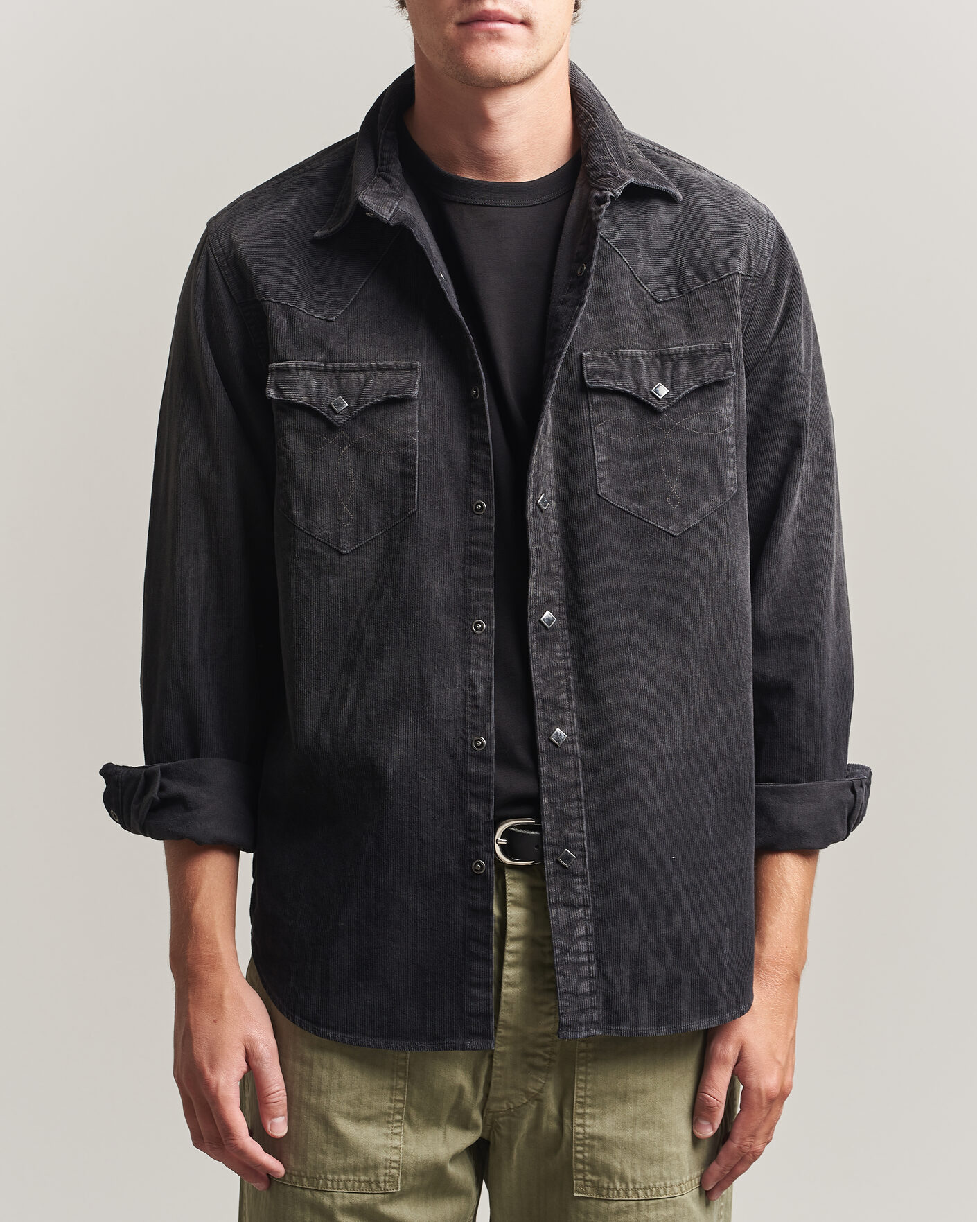Heren | Overhemden | RRL | Buffalo Western Shirt Black