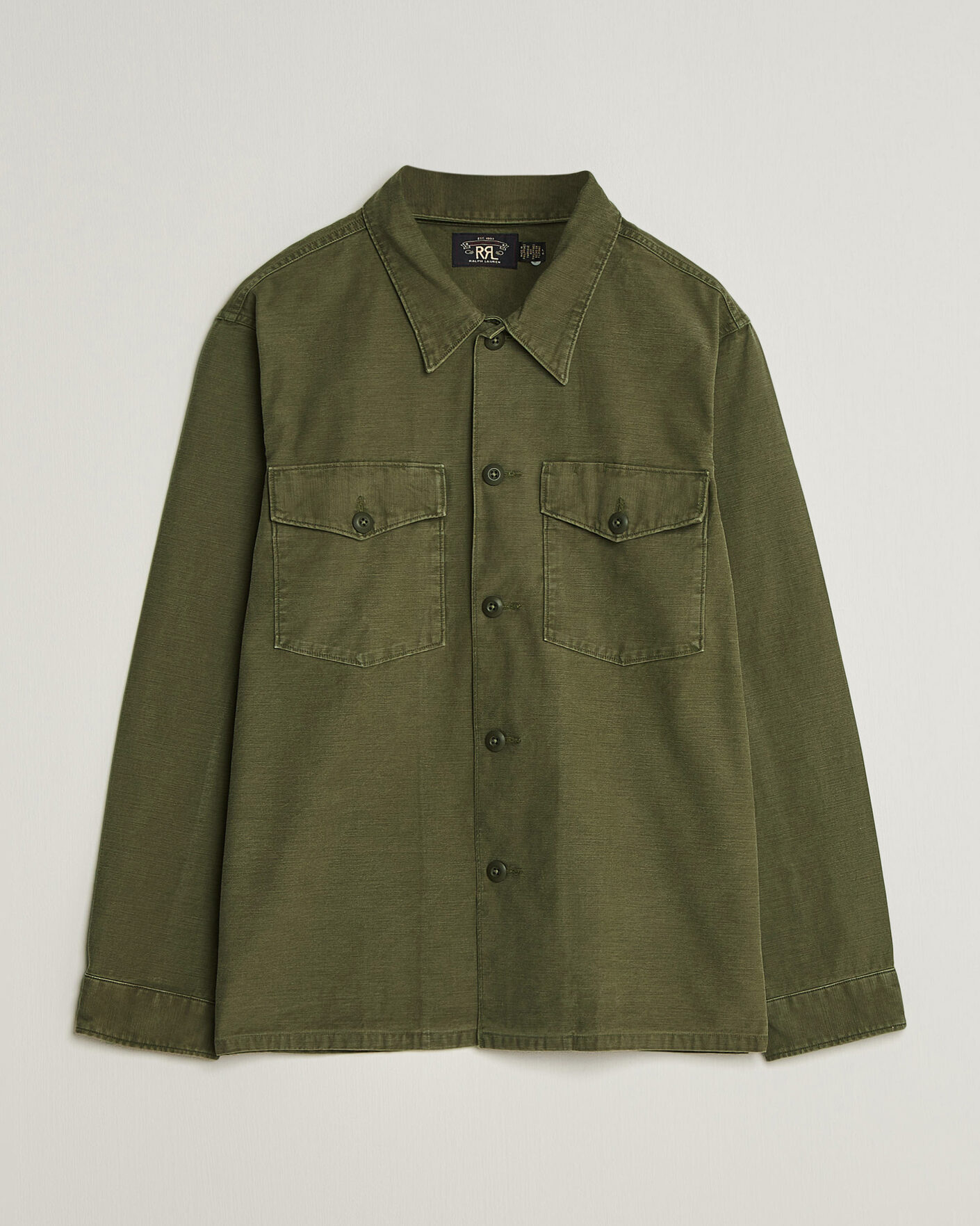 Heren | Overhemden | RRL | Regiment Overshirt Olive
