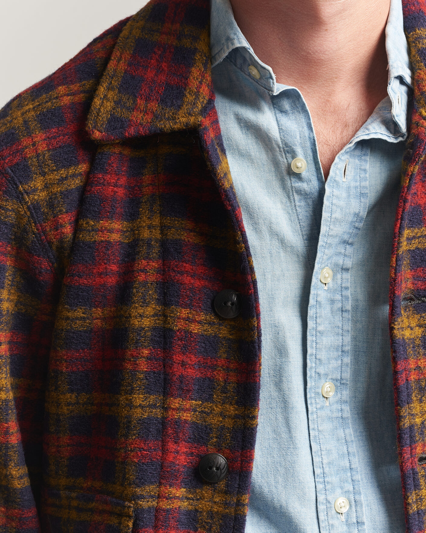 Homme | Manteaux Et Vestes | RRL | Knit Bomber Jacket Red Multi