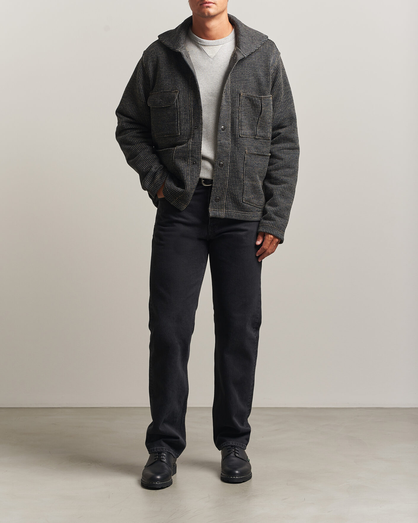 Homme | Pulls Et Tricots | RRL | Charles Cardigan Jacket Charcoal