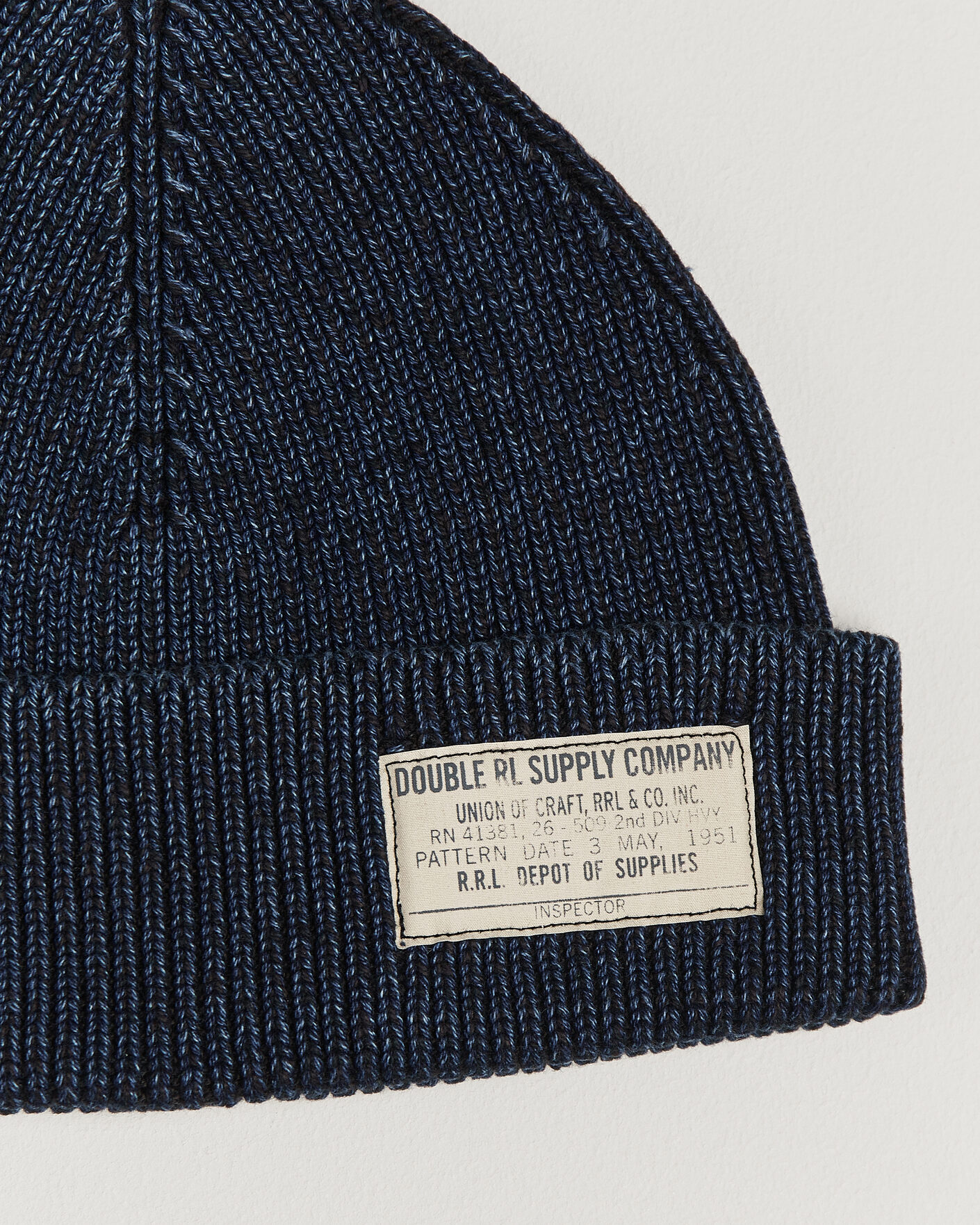 Heren | Mutsen | RRL | Watch Cap Midnight Blue