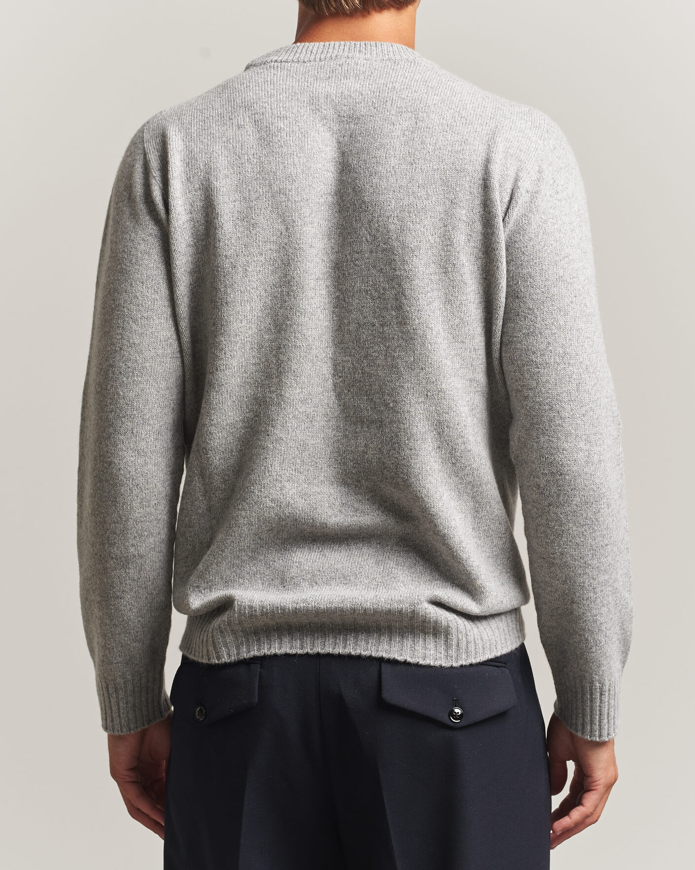 Homme | Pulls Et Tricots | Altea | Wool/Cashmere Crew Neck Pullover Light Grey
