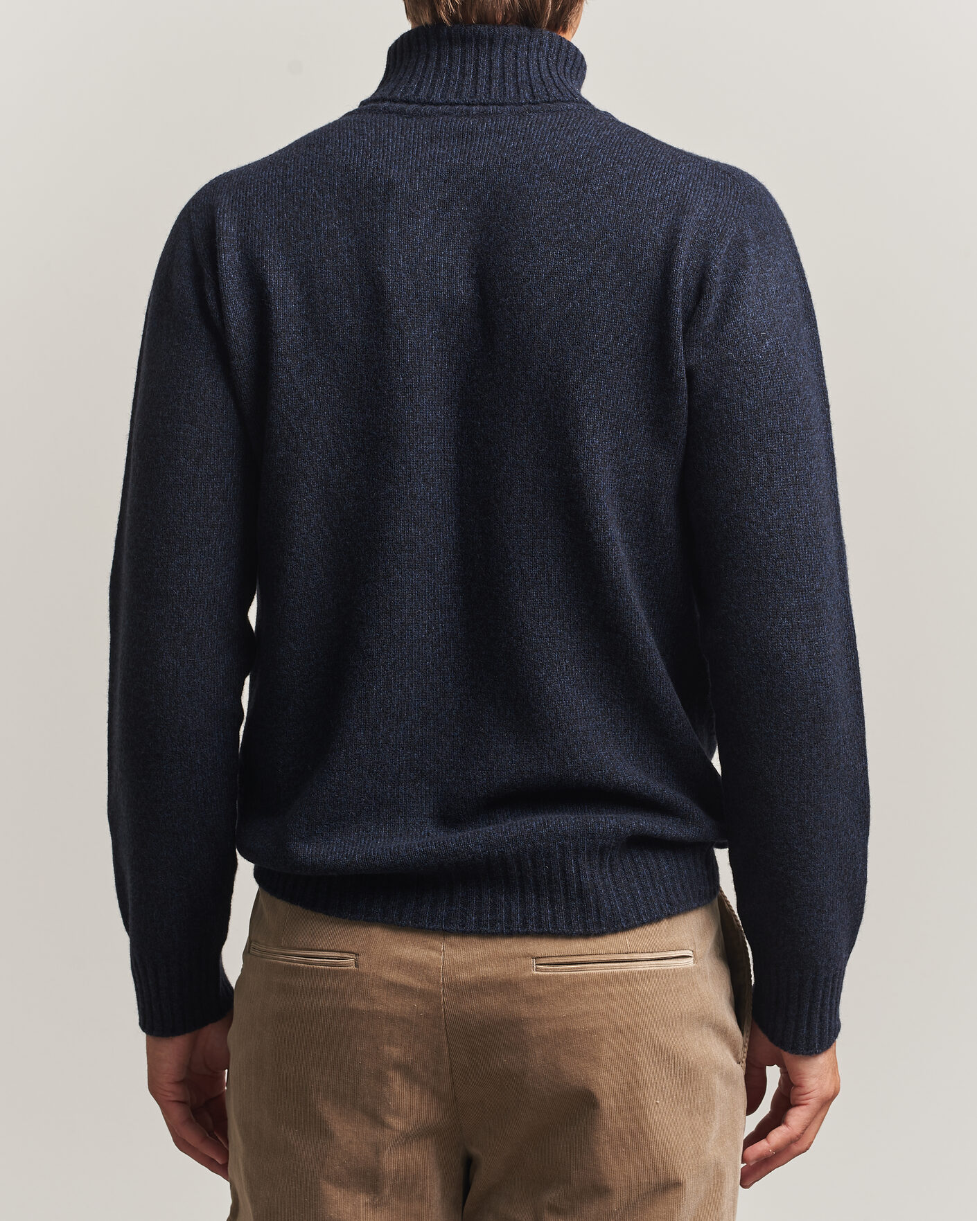 Homme | Pulls Et Tricots | Altea | Wool/Cashmere Rollneck Navy Melange