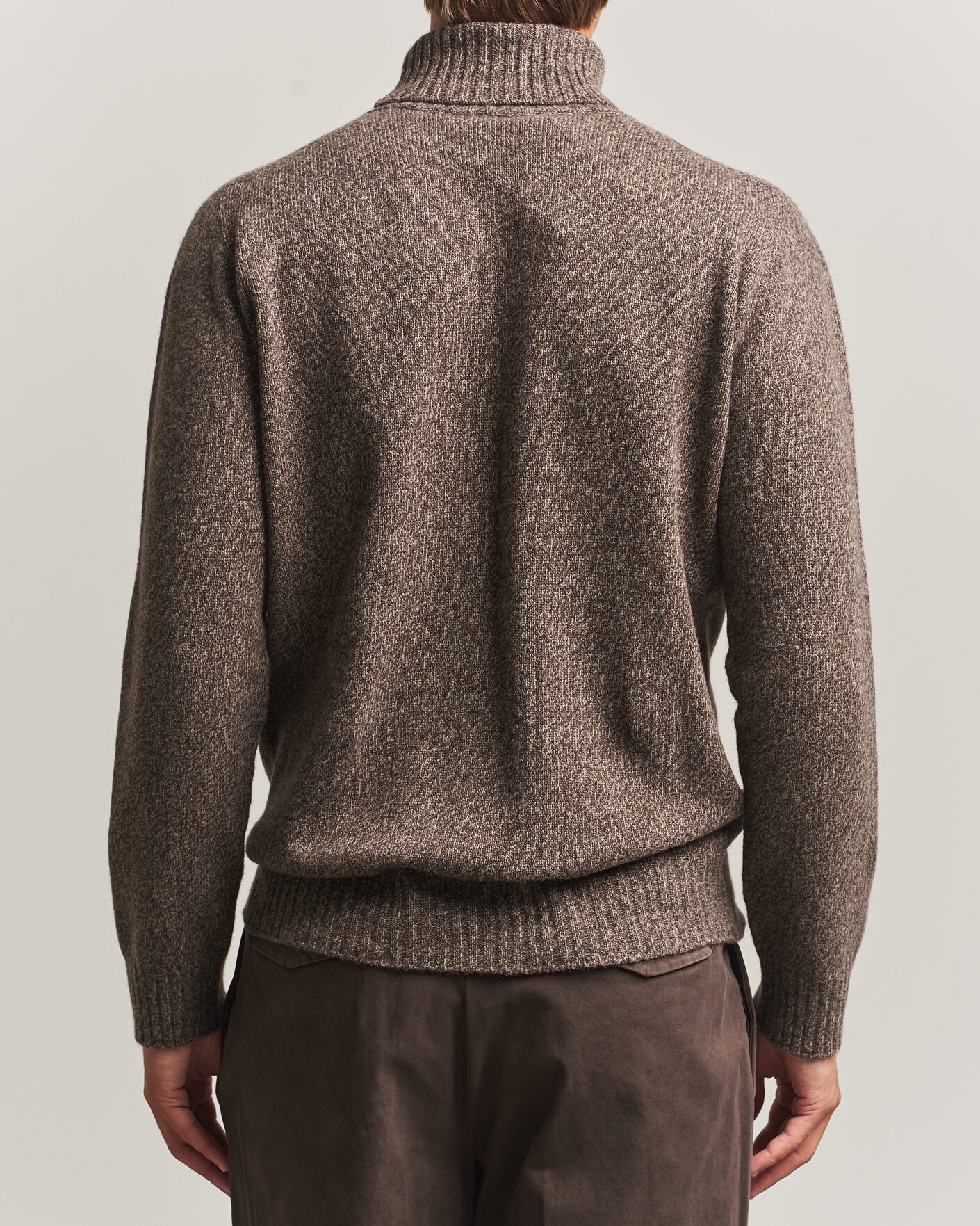 Homme | Pulls Et Tricots | Altea | Wool/Cashmere Rollneck Brown Melange