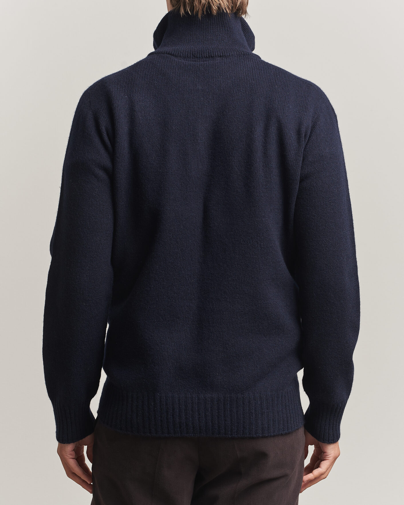 Homme | Pulls Et Tricots | Altea | Wool/Cashmere Half Zip Navy