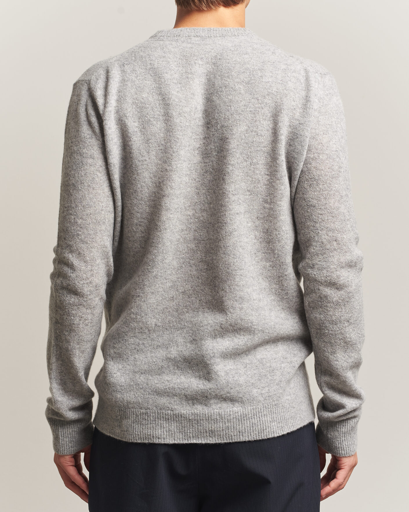 Homme | Pulls Et Tricots | Altea | Cloud Cashmere Blend Sweater Grey Melange