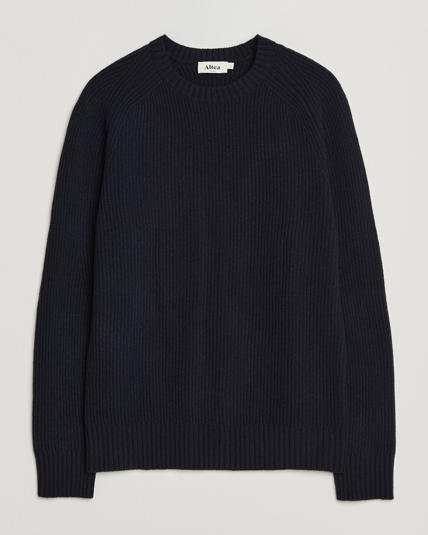 Homme | Pulls Et Tricots | Altea | Rib Wool Crew Neck Navy