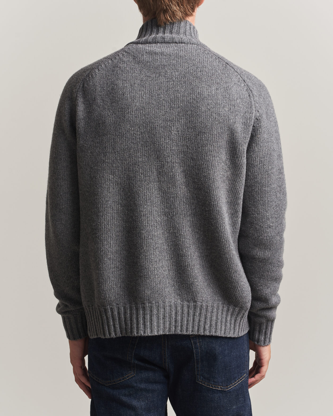 Homme | Pulls Et Tricots | Altea | Raglan Sleeve Buttoned Cardigan Grey Melange