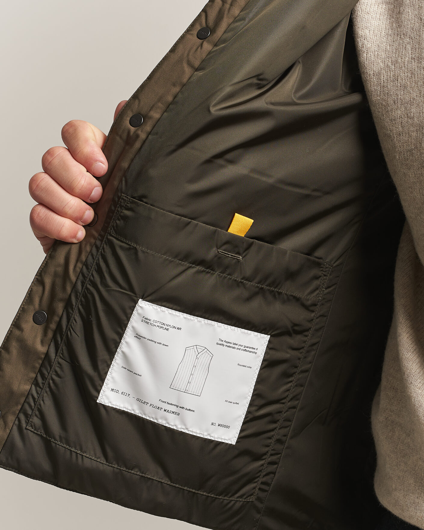 Homme | Gilets | Aspesi | Quilted Liner Military