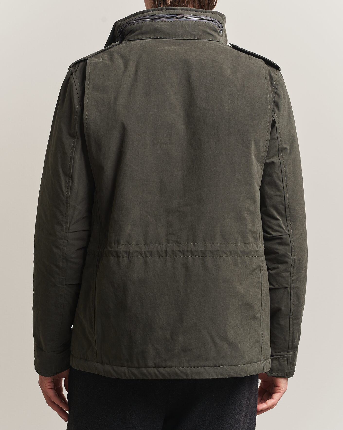 Heren | Jassen | Aspesi | Lined Cotton Field Jacket Grey