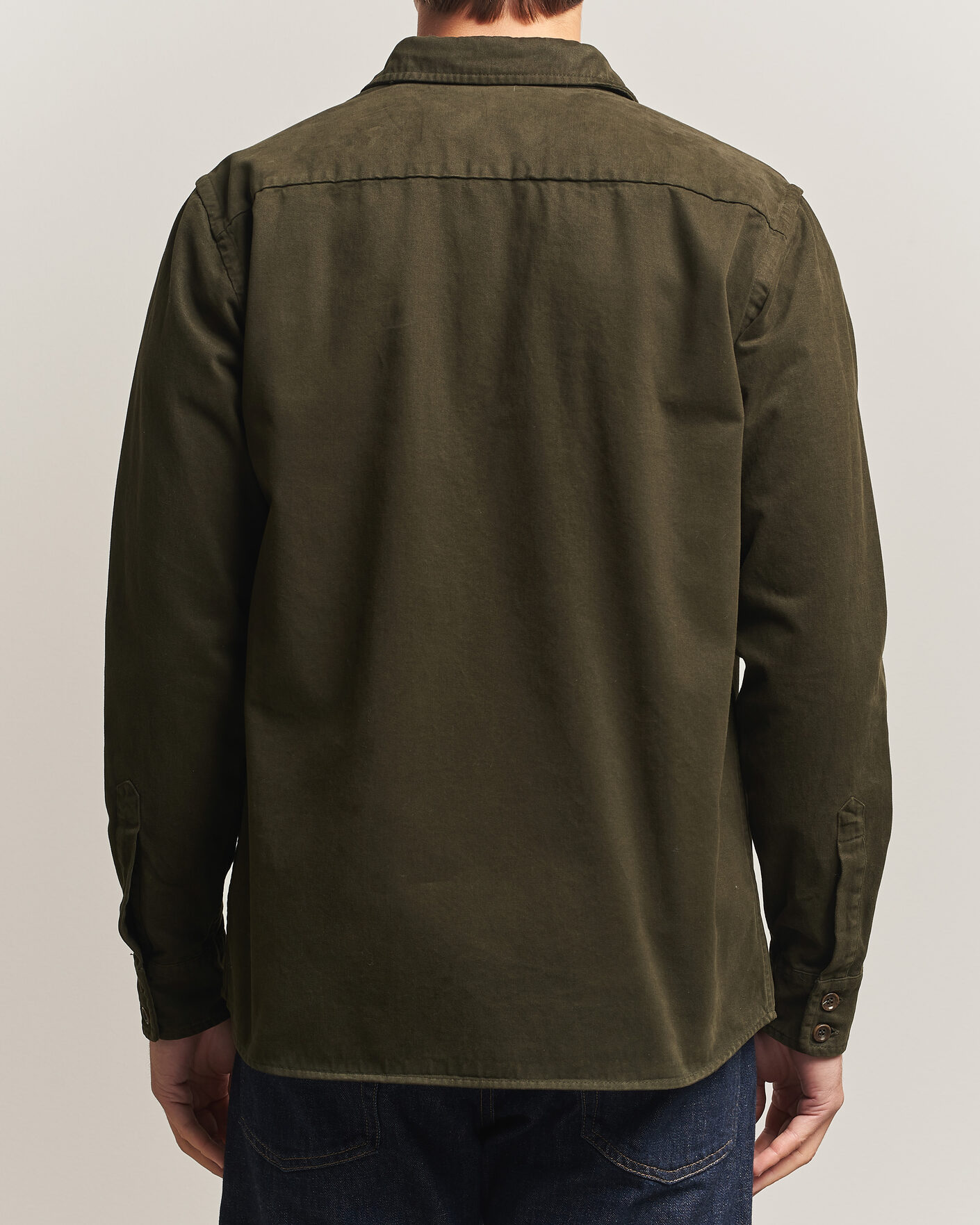 Heren | Overhemden | Aspesi | Twill Cotton Overshirt Military