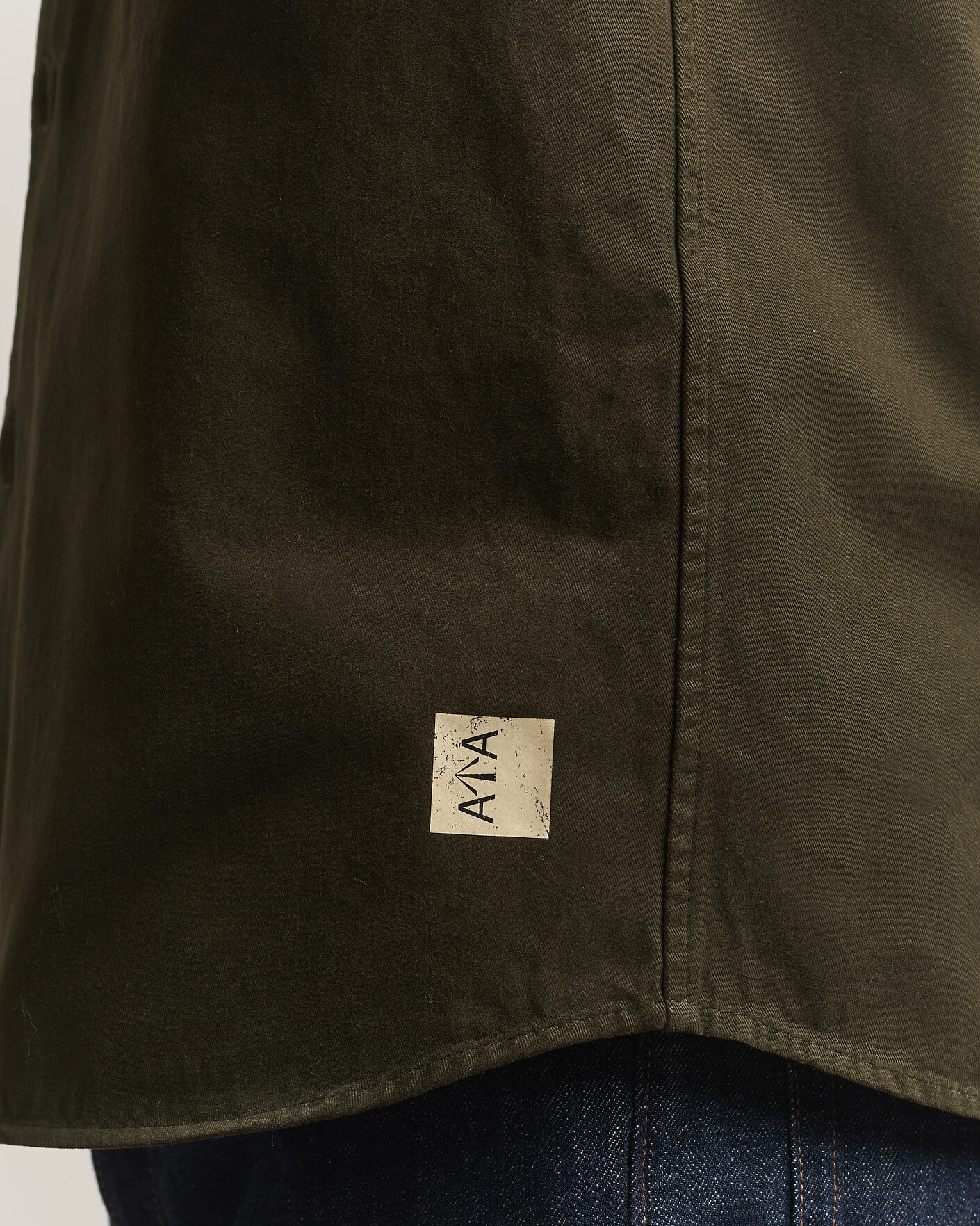 Heren | Overhemden | Aspesi | Twill Cotton Overshirt Military