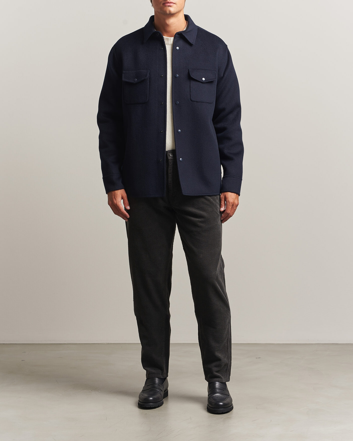 Homme | Pantalons | Aspesi | Corduroy Pants Dark Brown