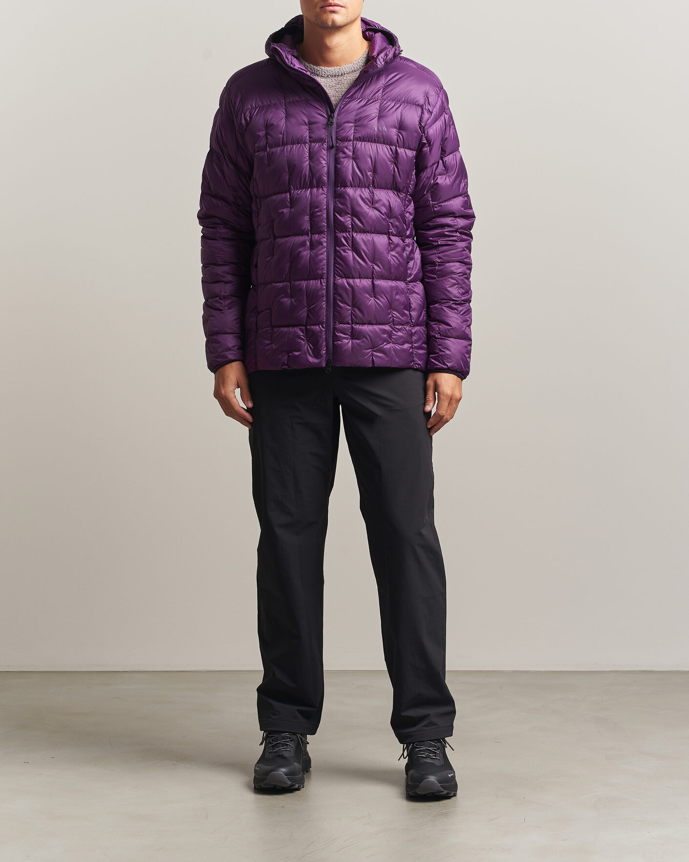 Homme | Manteaux Et Vestes | Haglöfs | Hede Down Hood Jacket Purple Night