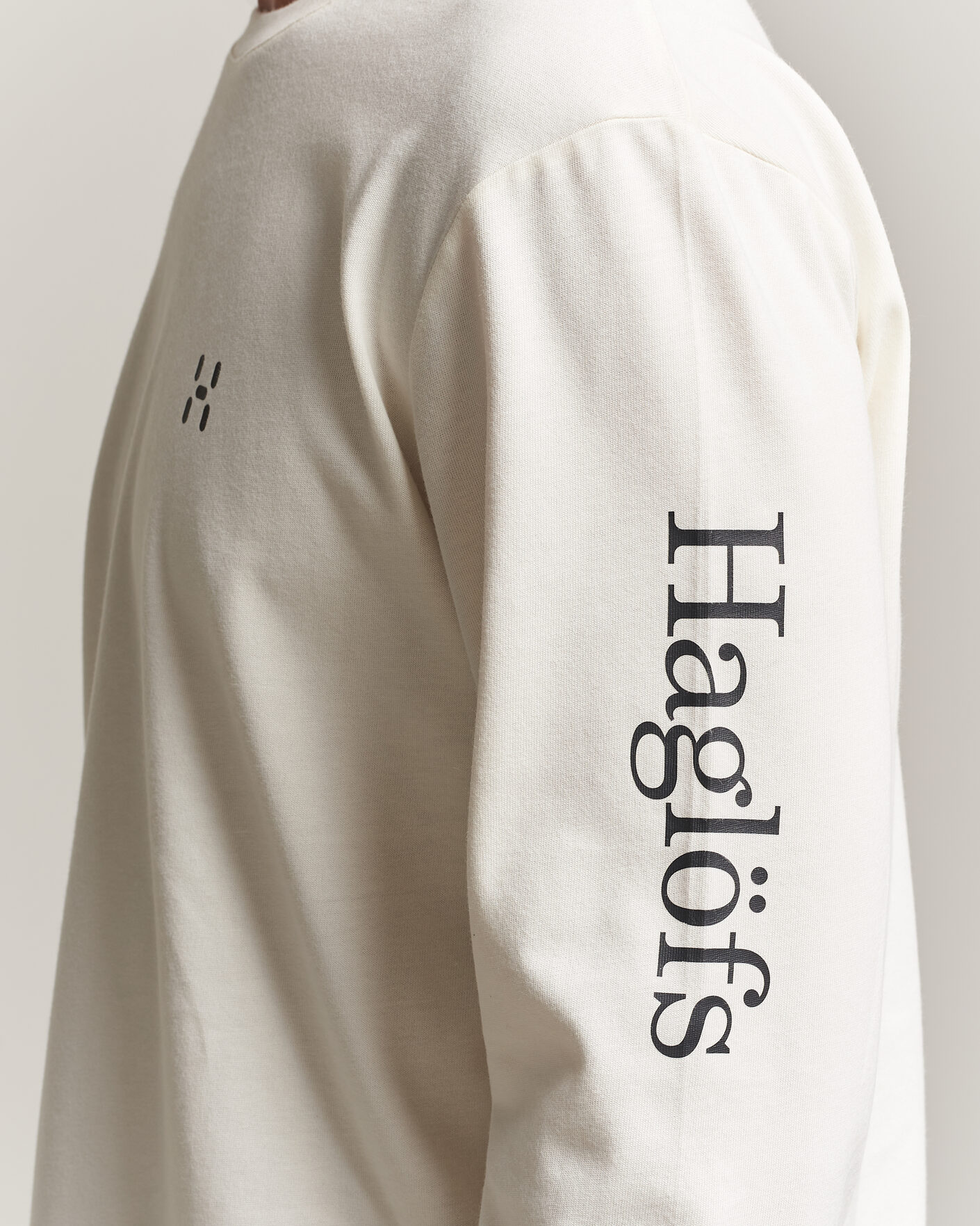 Heren | T-shirts | Haglöfs | Long Sleeve T-Shirt Soft White