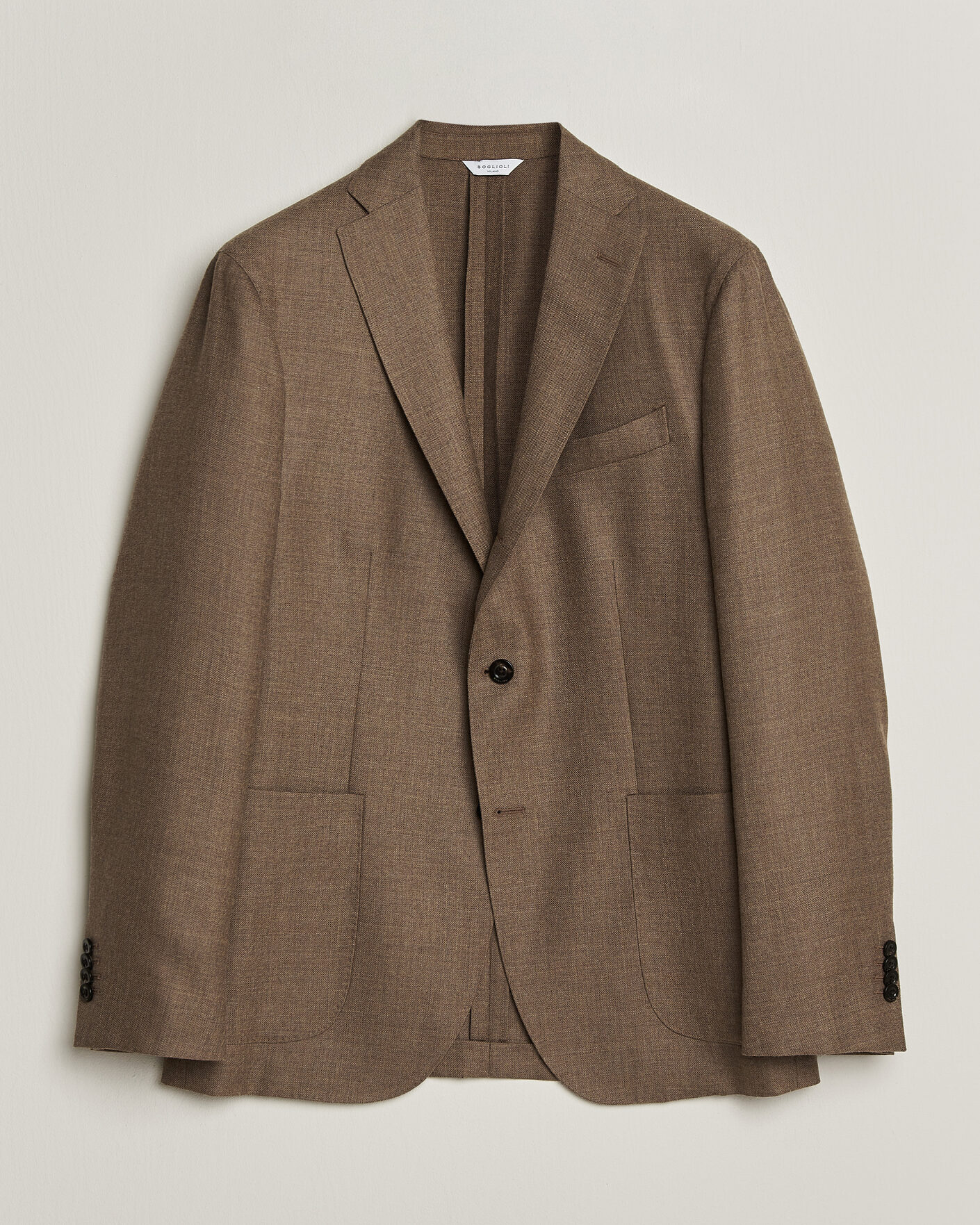Heren | Blazers | Boglioli | K Jacket Wool Hopsack Blazer Beige