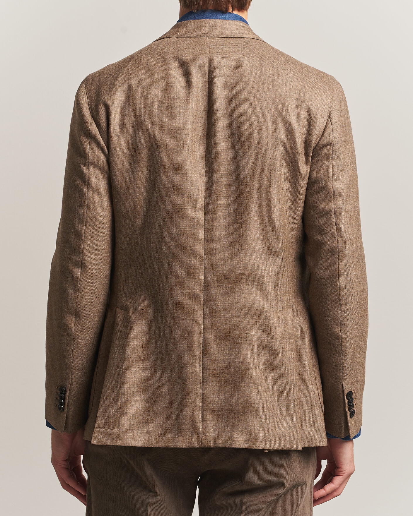 Heren | Blazers | Boglioli | K Jacket Wool Hopsack Blazer Beige