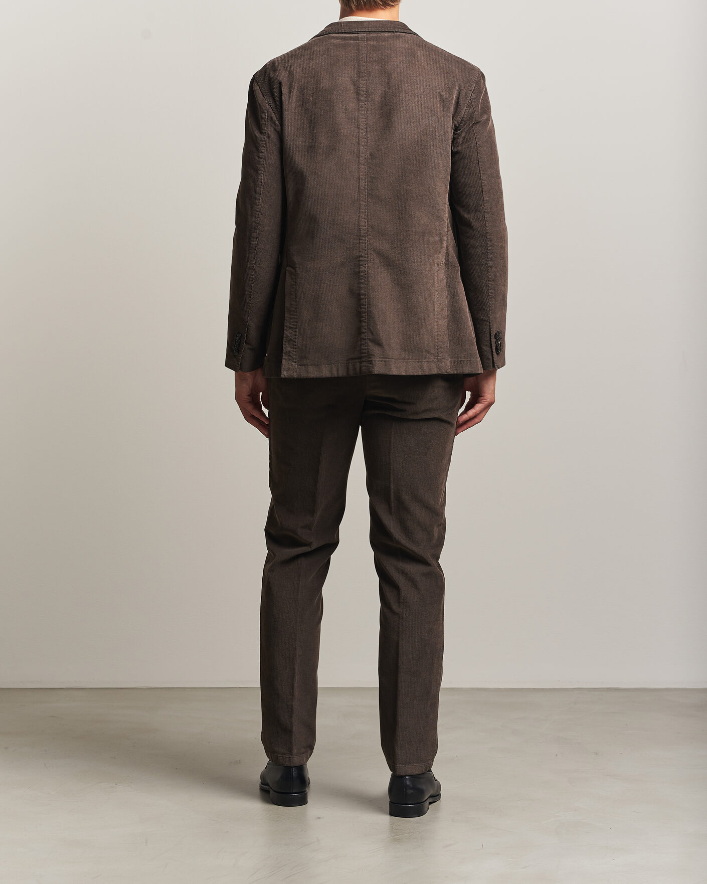 Homme | Costumes | Boglioli | K Jacket Baby Corduroy Suit Dark Brown