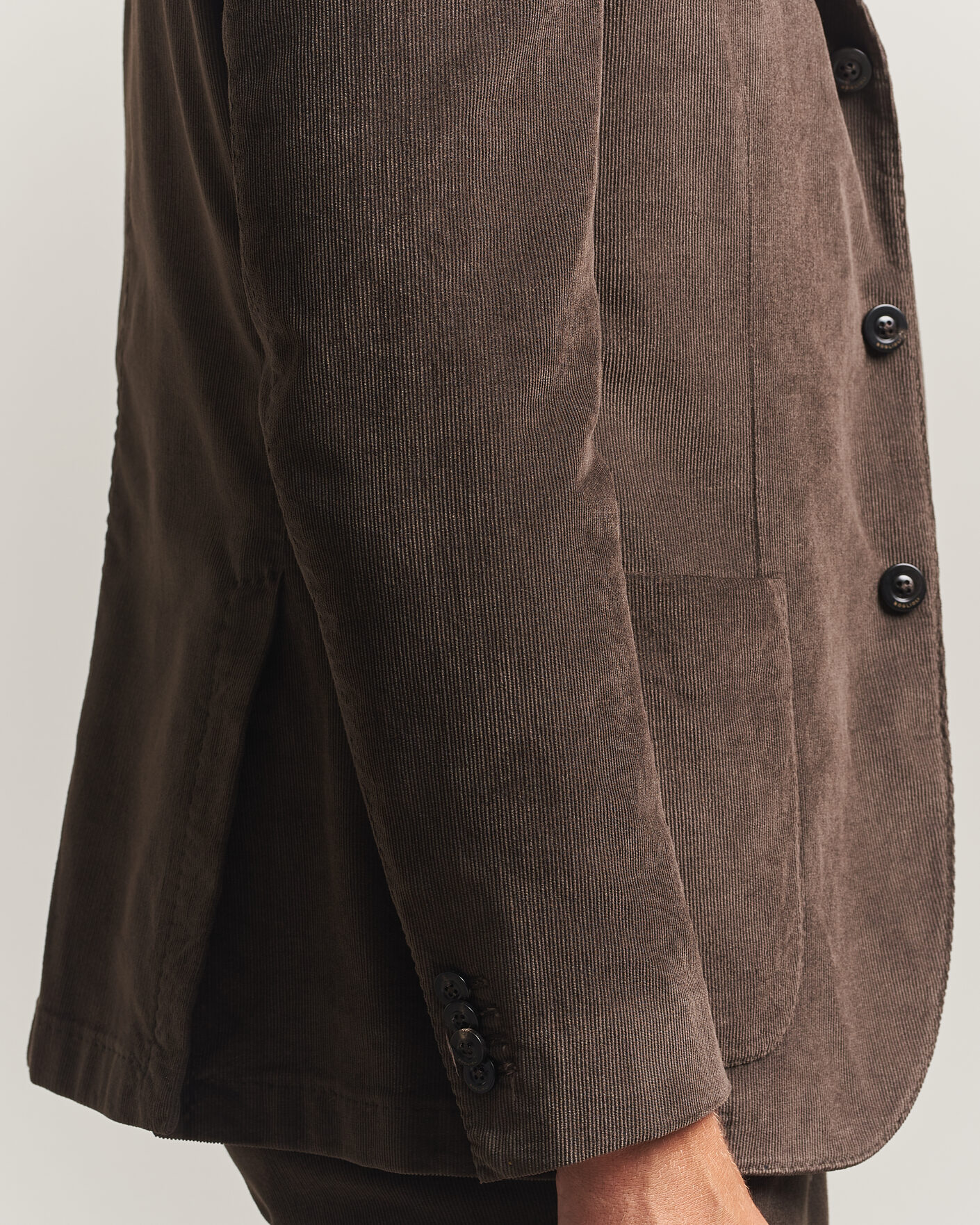 Homme | Costumes | Boglioli | K Jacket Baby Corduroy Suit Dark Brown